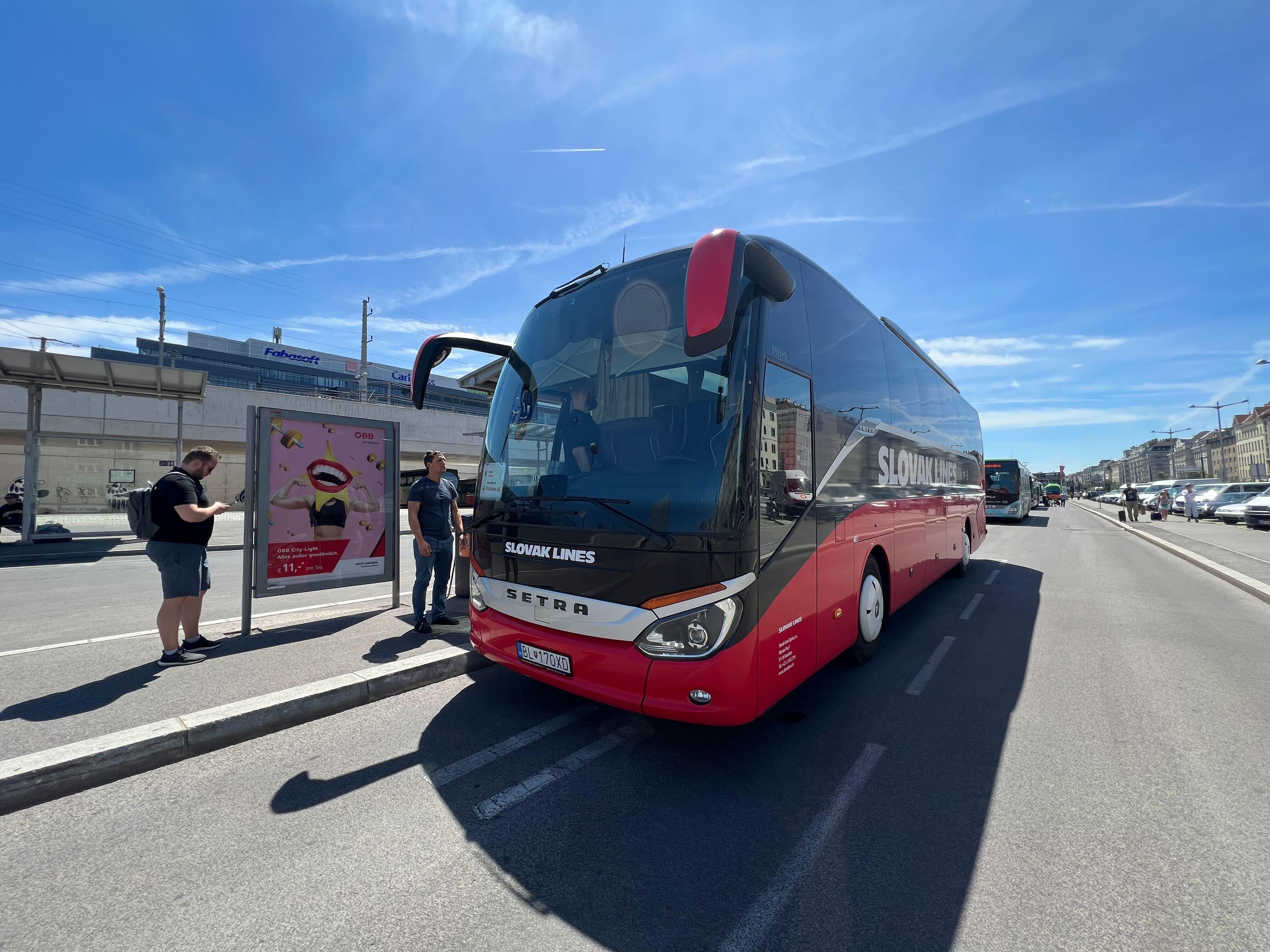 Bratislava–Vienna Express Bus Transfer