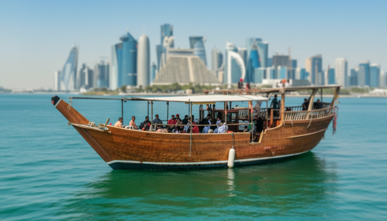 Doha Traditional Dhow Cruise with BBQ Buffet