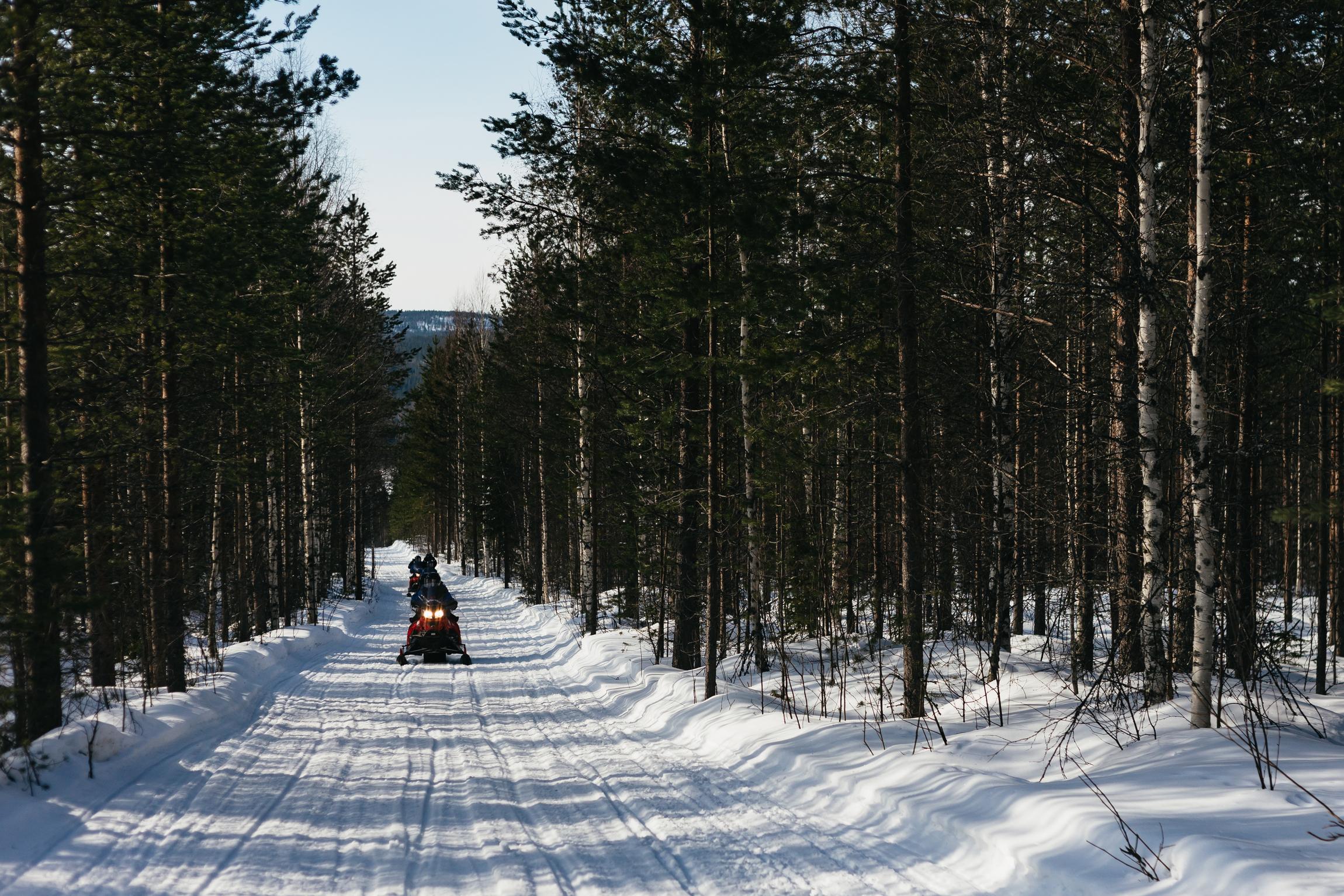 Rovaniemi Snowmobile & Ice Fishing Adventure with Campfire Lunch