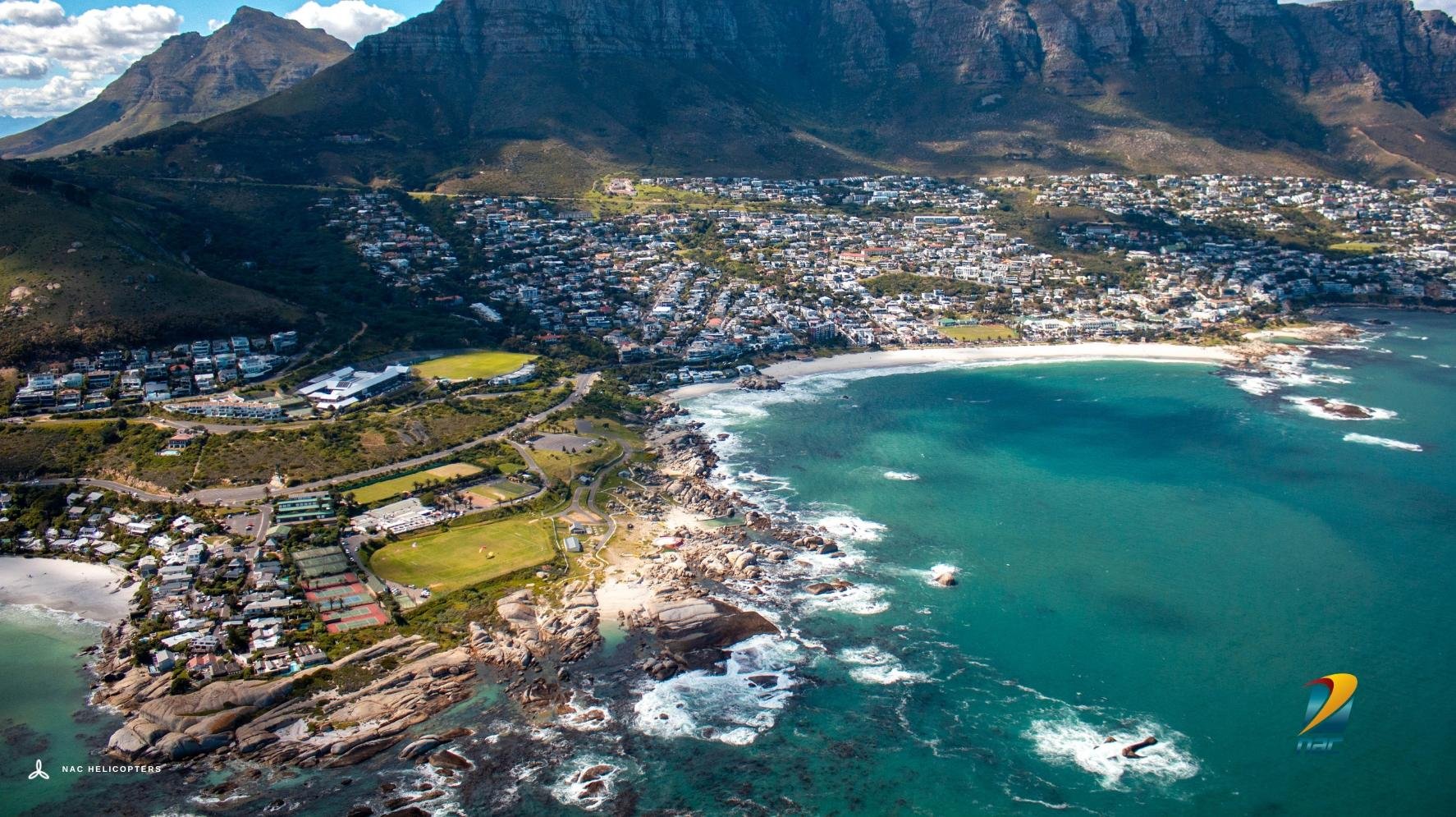 Cape Town Coastal Helicopter Flight with Champagne Welcome