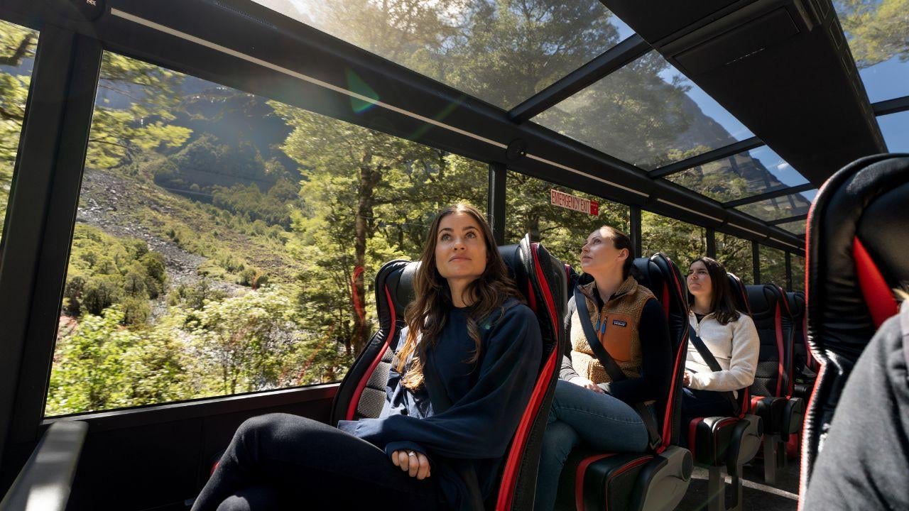 From Queenstown: Milford Sound Day Trip on Premium Coach