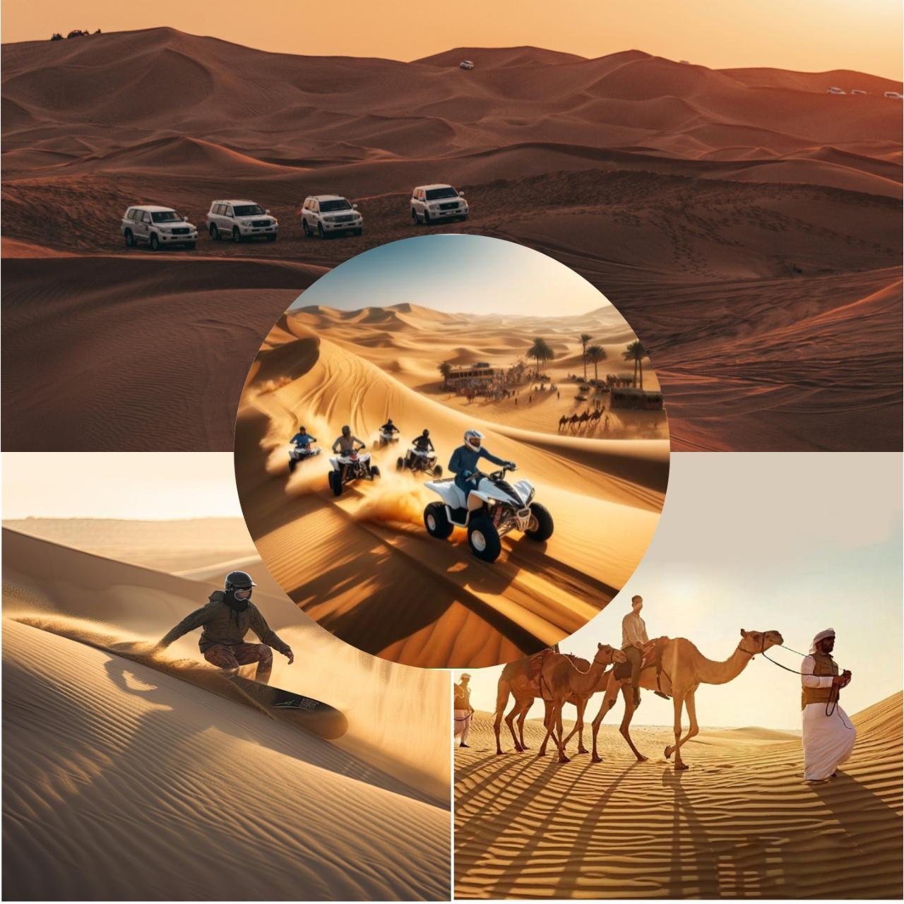 Qatar Desert Safari with Quad Biking & Camel Experience