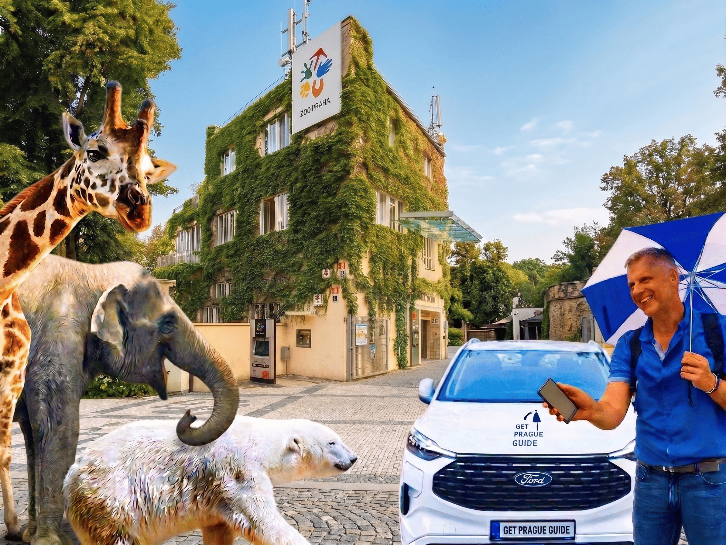 Prague Zoo Visit with Round-Trip Transfer & Audio Tour