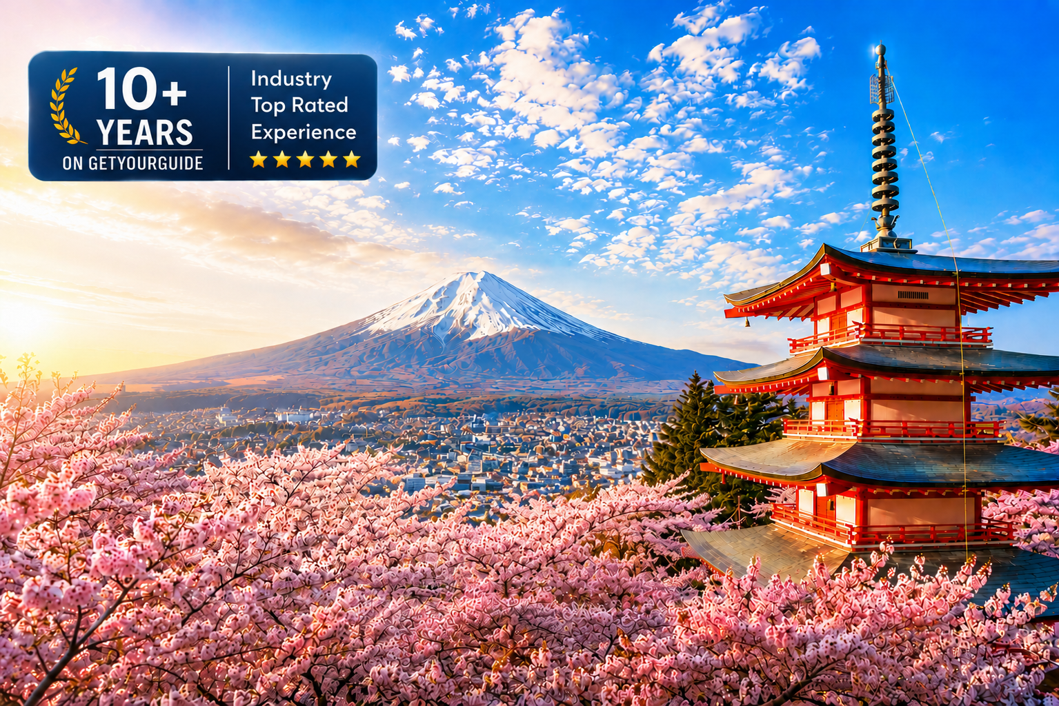 Mount Fuji Day Tour: Chureito Pagoda, Lake Kawaguchi & Oshino Hakkai