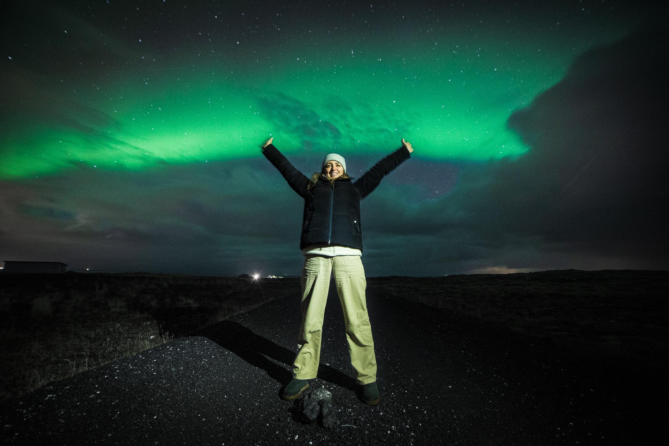 Reykjavik Northern Lights Minibus Hunt with Hot Cocoa