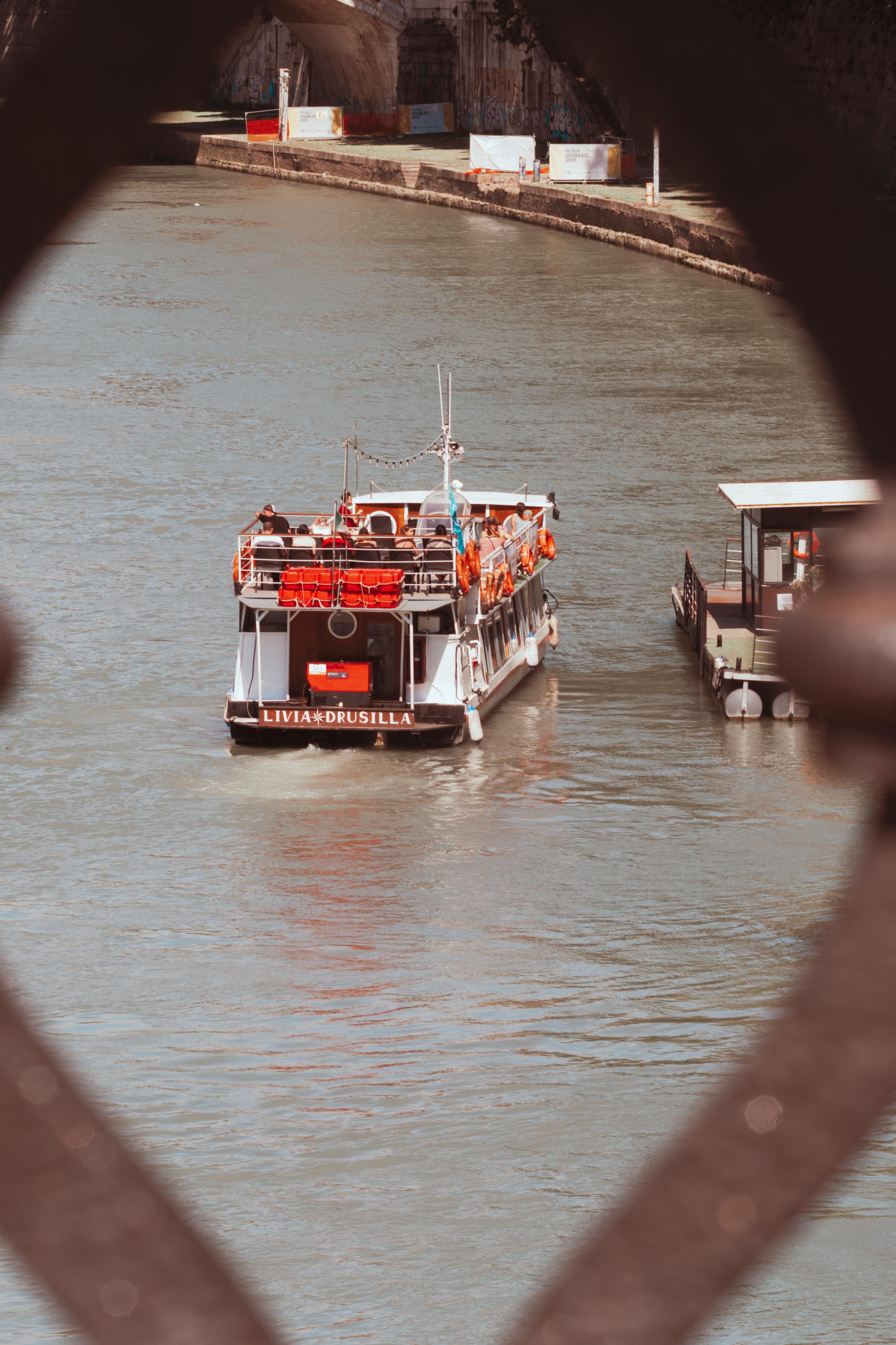 Tiber River Hop-On Hop-Off Boat Experience