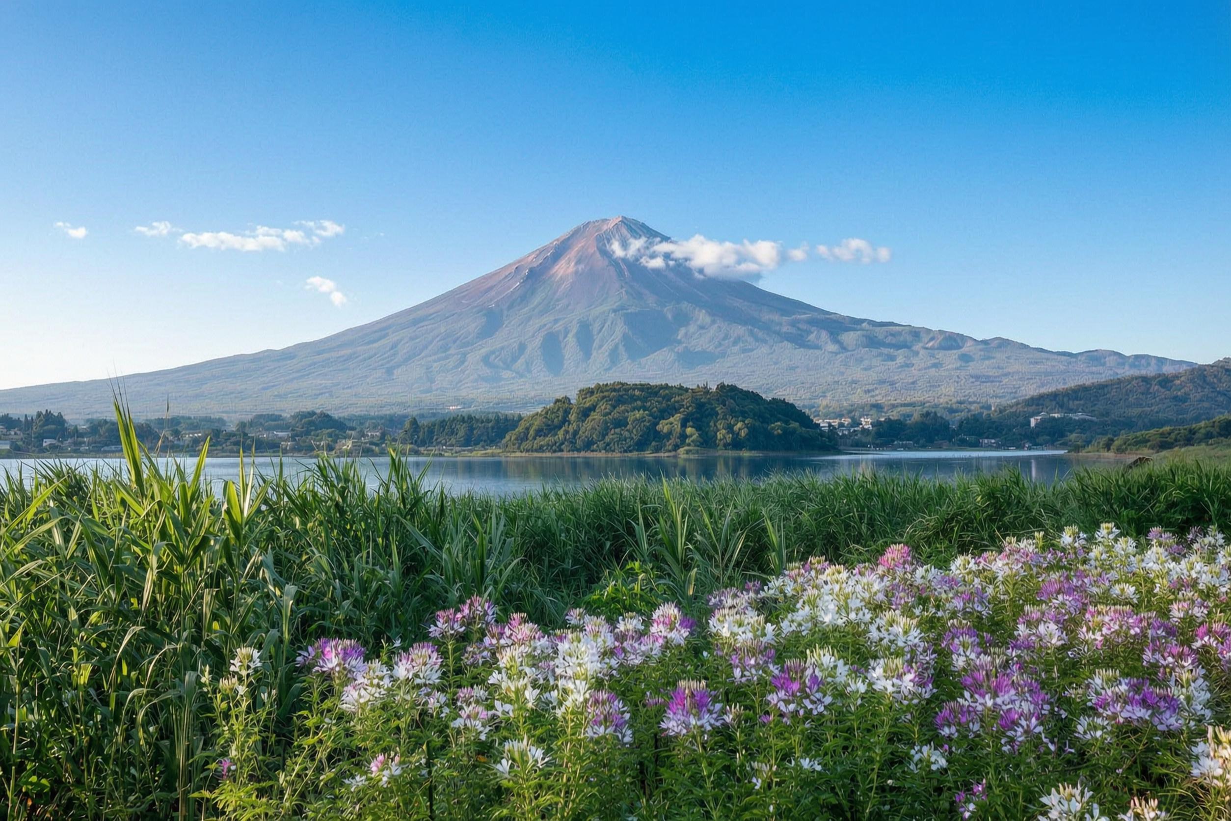 Mt. Fuji Day Tour: Lake Kawaguchi, Oshino Hakkai & Chureito Pagoda from Tokyo