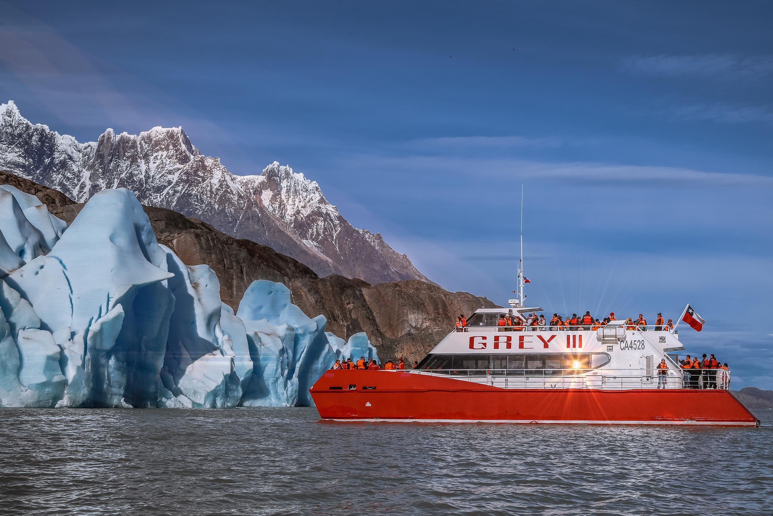 Grey Glacier Scenic Boat Expedition in Torres del Paine