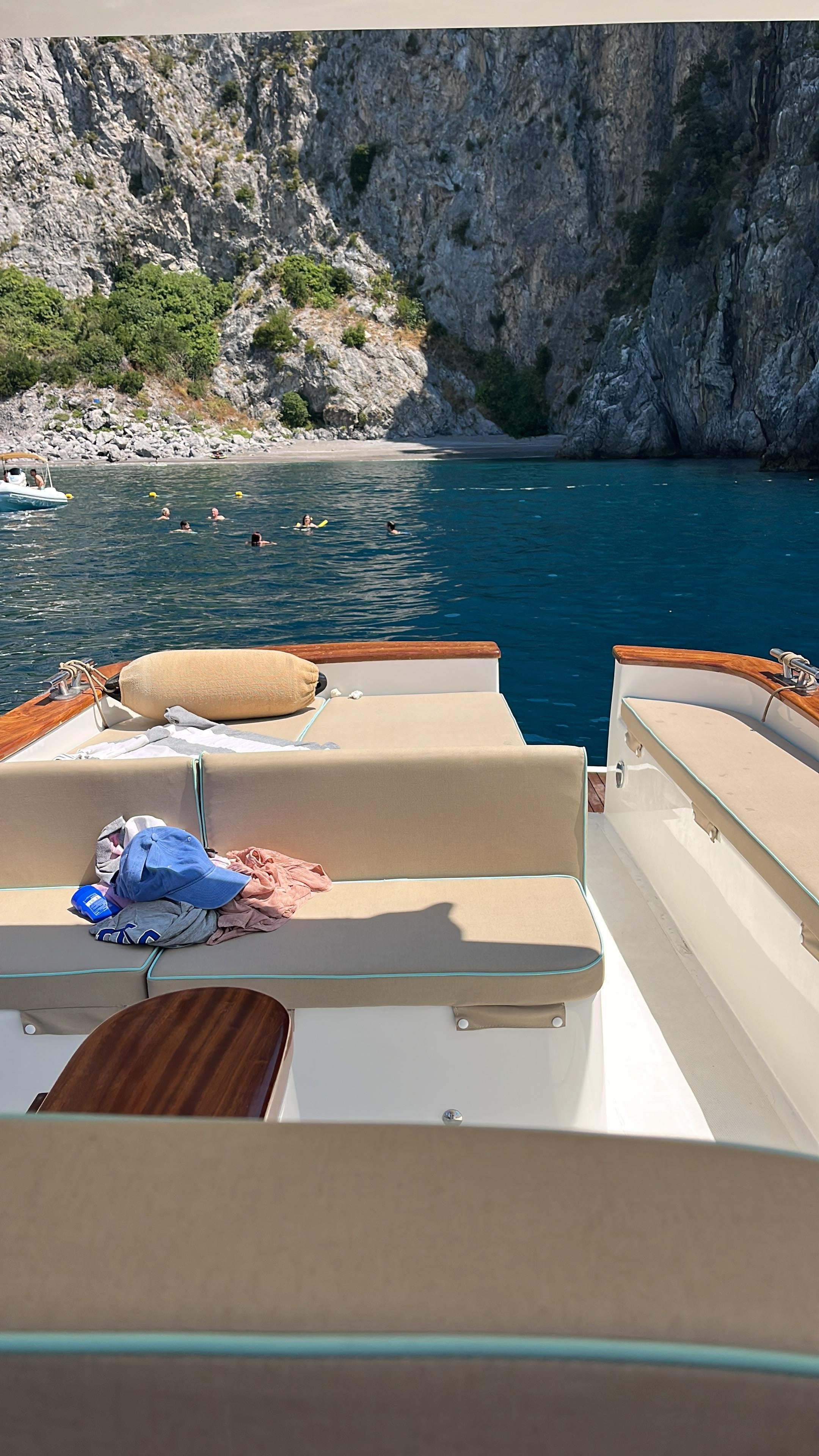Private Amalfi Coast Gozzo Boat Tour with Lunch & Aperitif