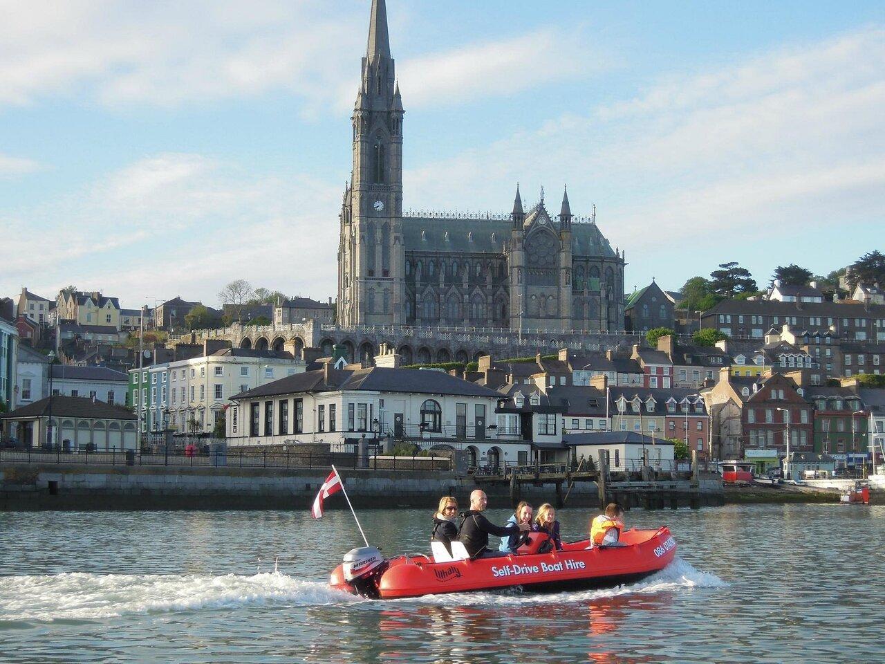 Self-Drive Boat Adventure in Cork Harbour