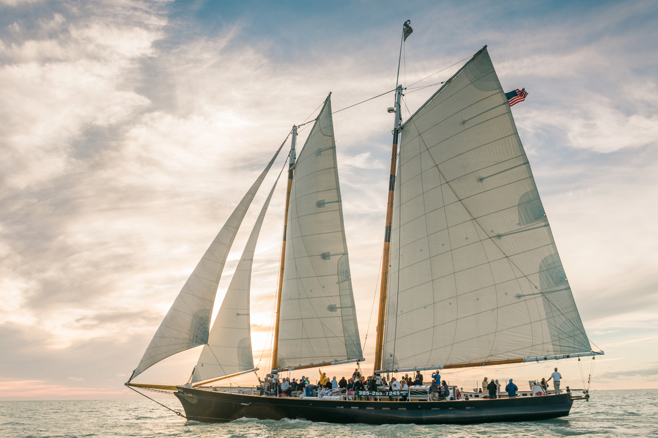 Key West Sunset Schooner Sail with Food & Drinks