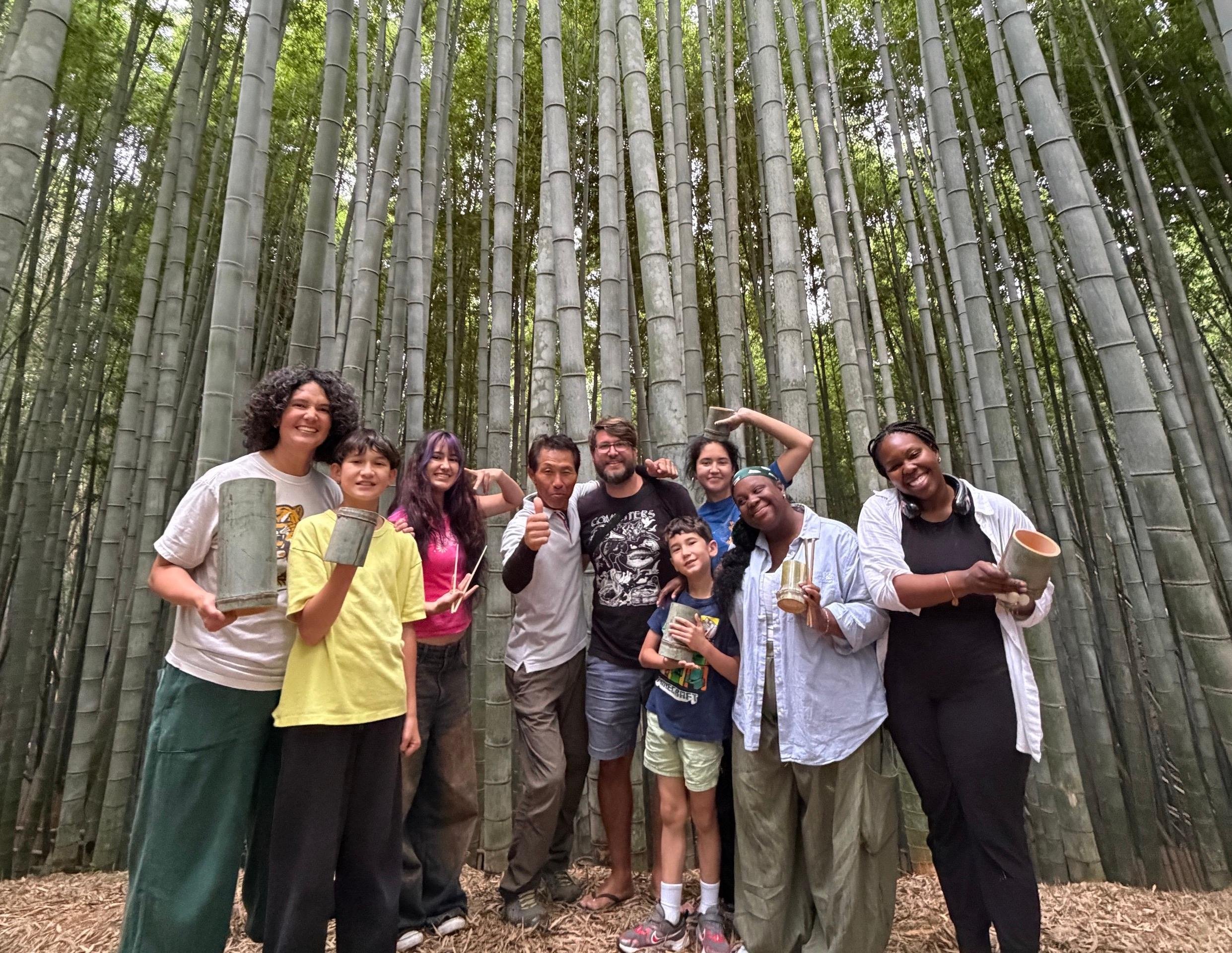 Kyoto Private Bamboo Garden Craft Workshop