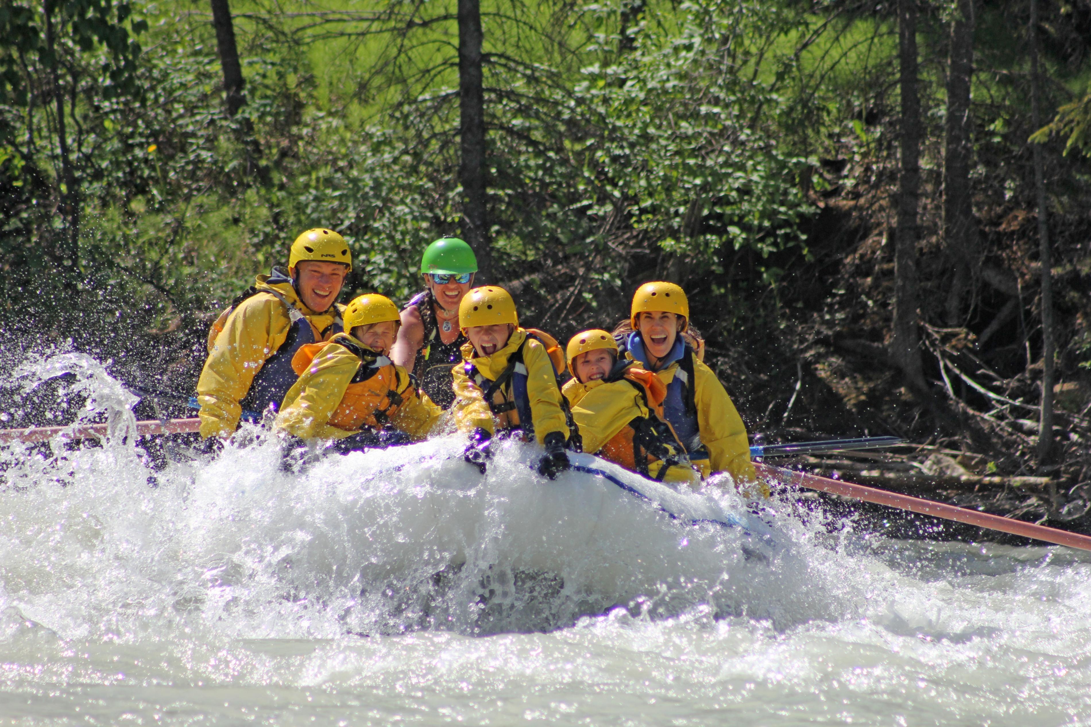 Kicking Horse River intro to whitewater rafting