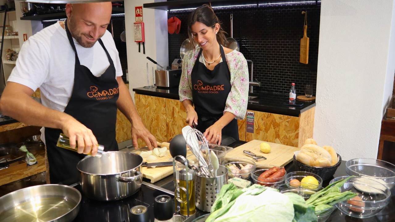 Portuguese Street Food Cooking Workshop with Wine & Ginja