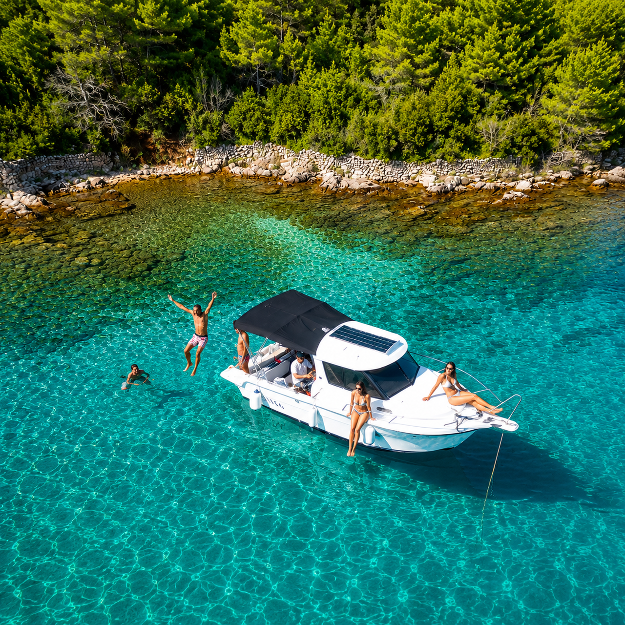 Zadar Small-Group Boat Trip: Snorkeling & Sunset Drinks