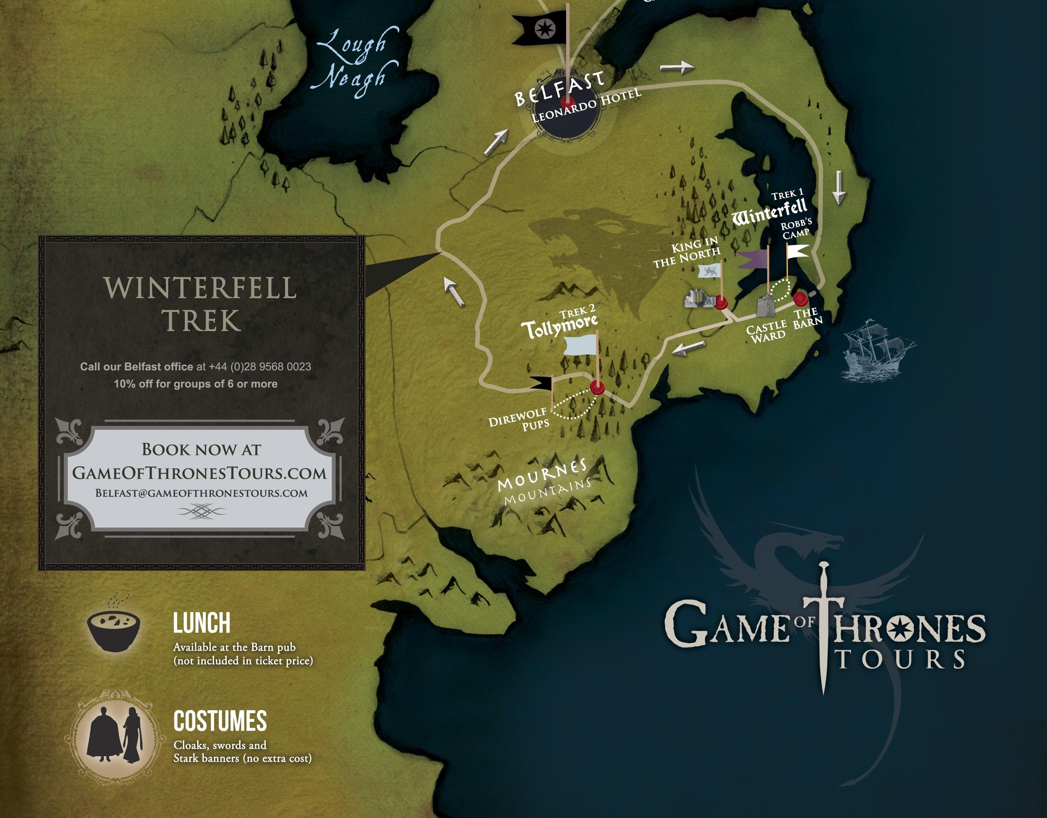 Game of Thrones Winterfell & Dunk & Egg Trek from Belfast