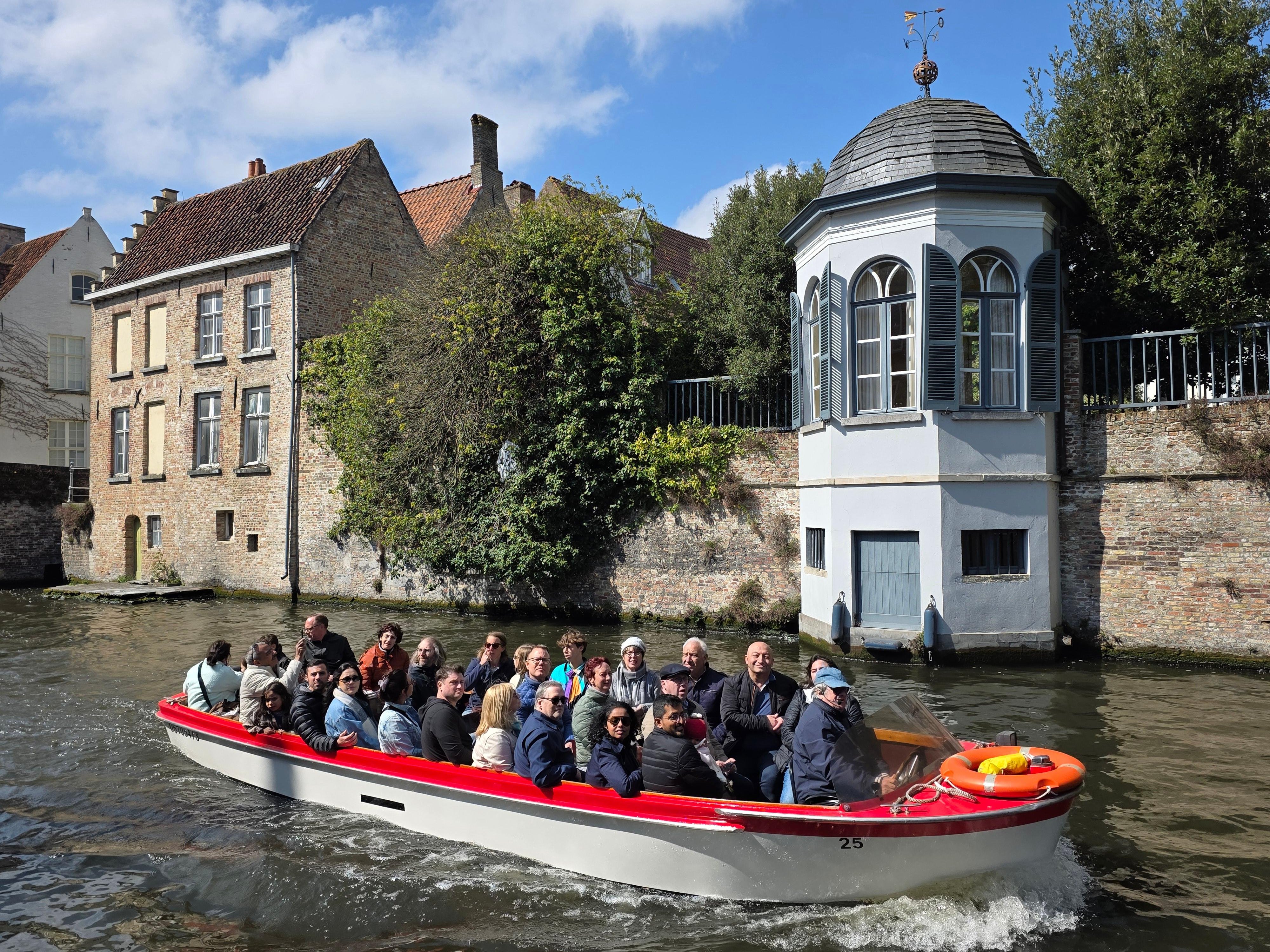 Bruges canal boat tour — medieval canals, low bridges, the Belfry and the Beguinage in the Venice of the North — image 25