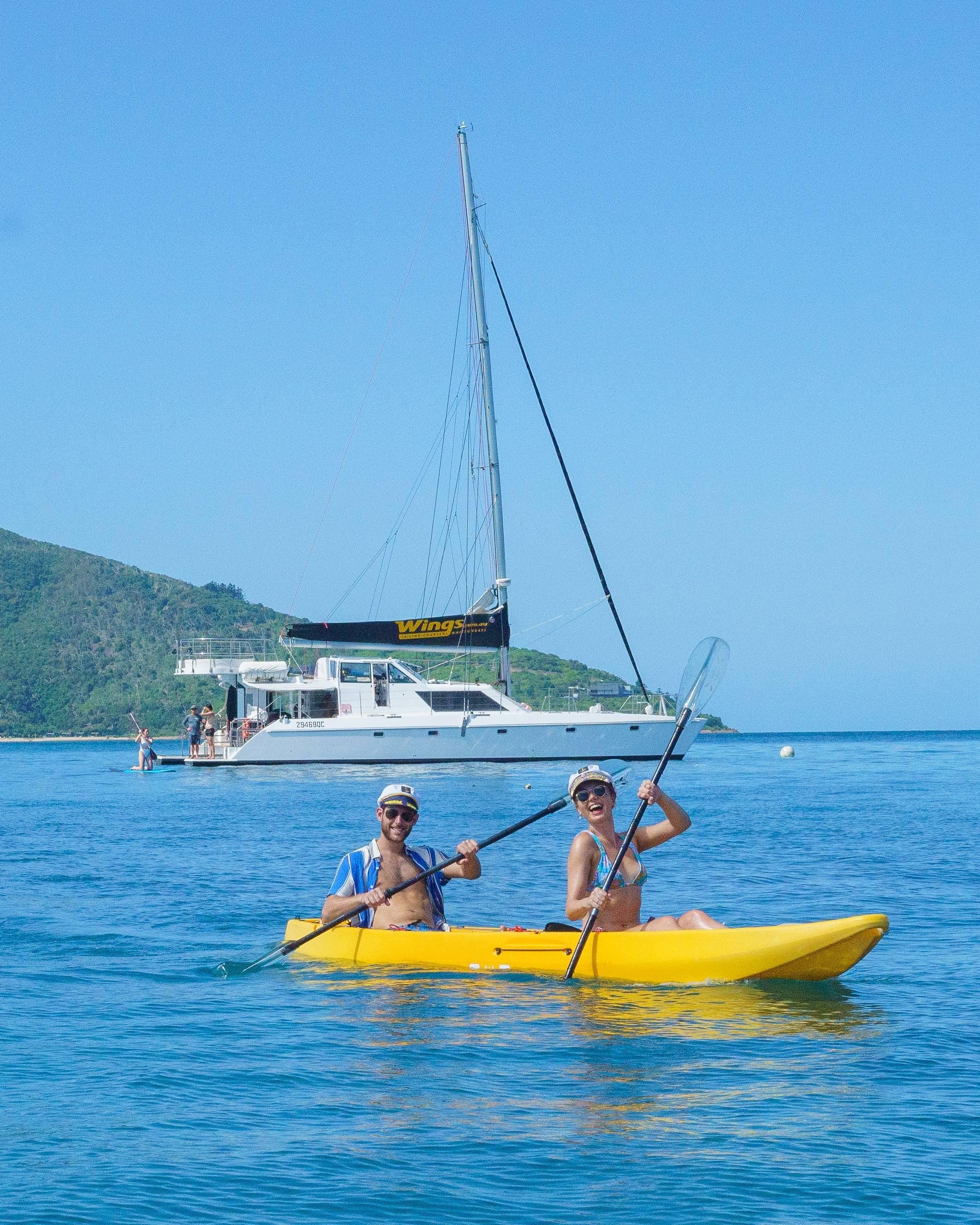 Whitsundays Luxury Catamaran Sail, Snorkel & SUP Day Tour