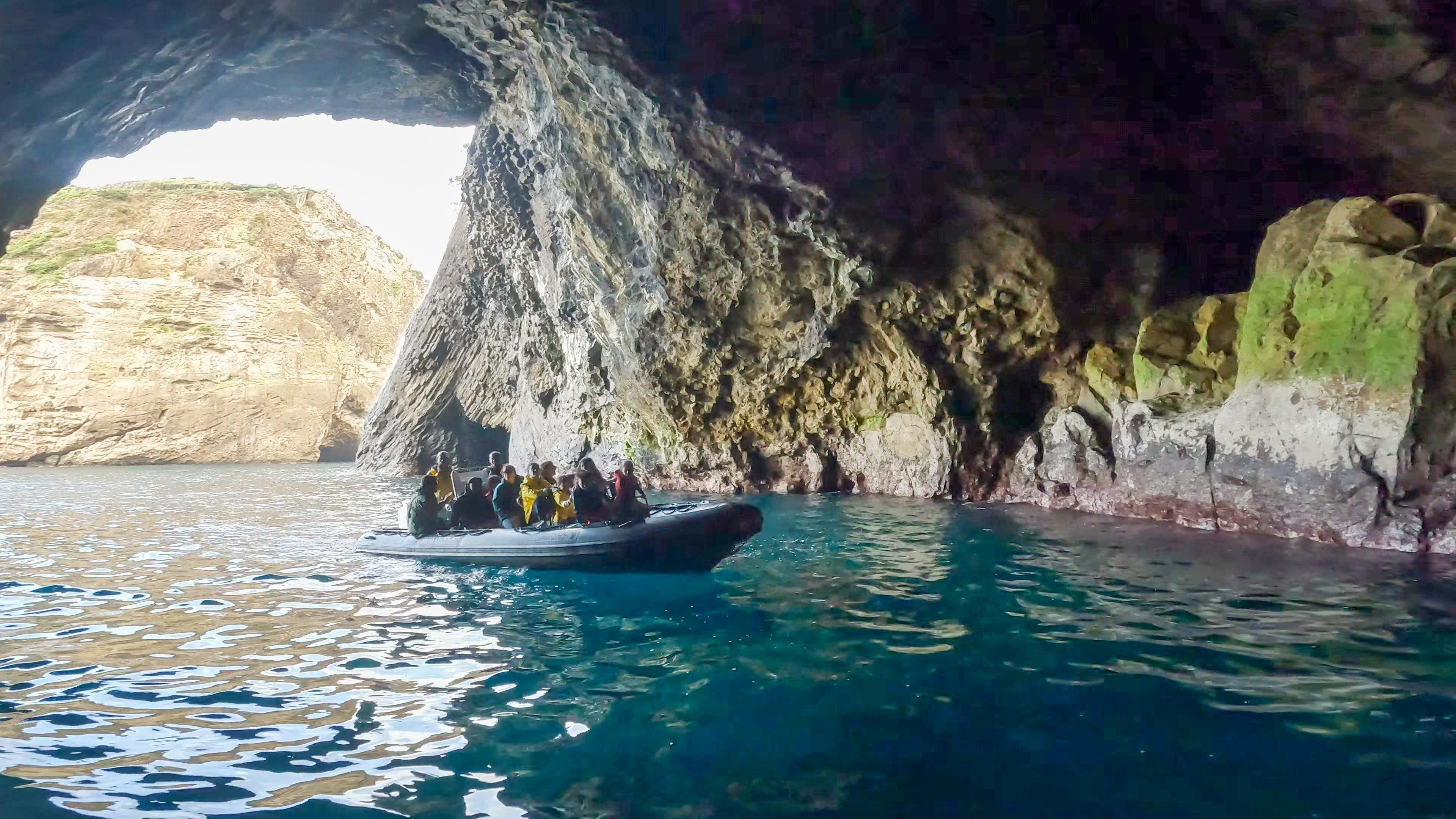 Flores Island Coastal Caves & Waterfalls Boat Adventure
