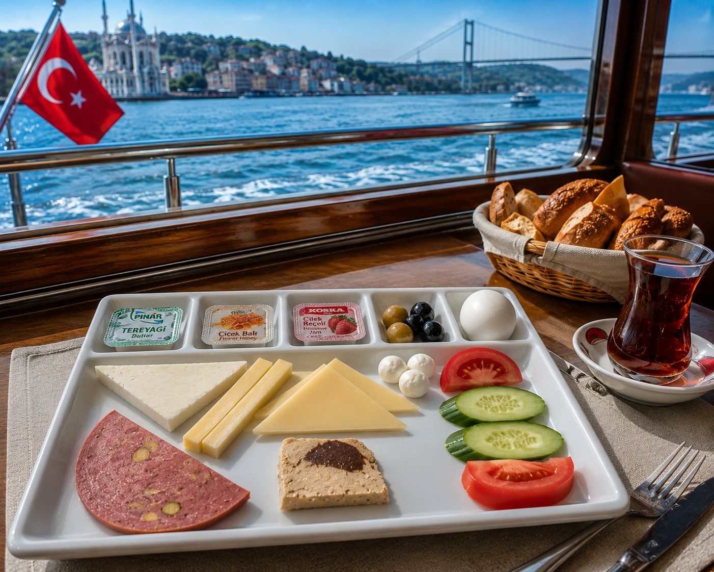 Bosphorus Morning Cruise with Traditional Breakfast