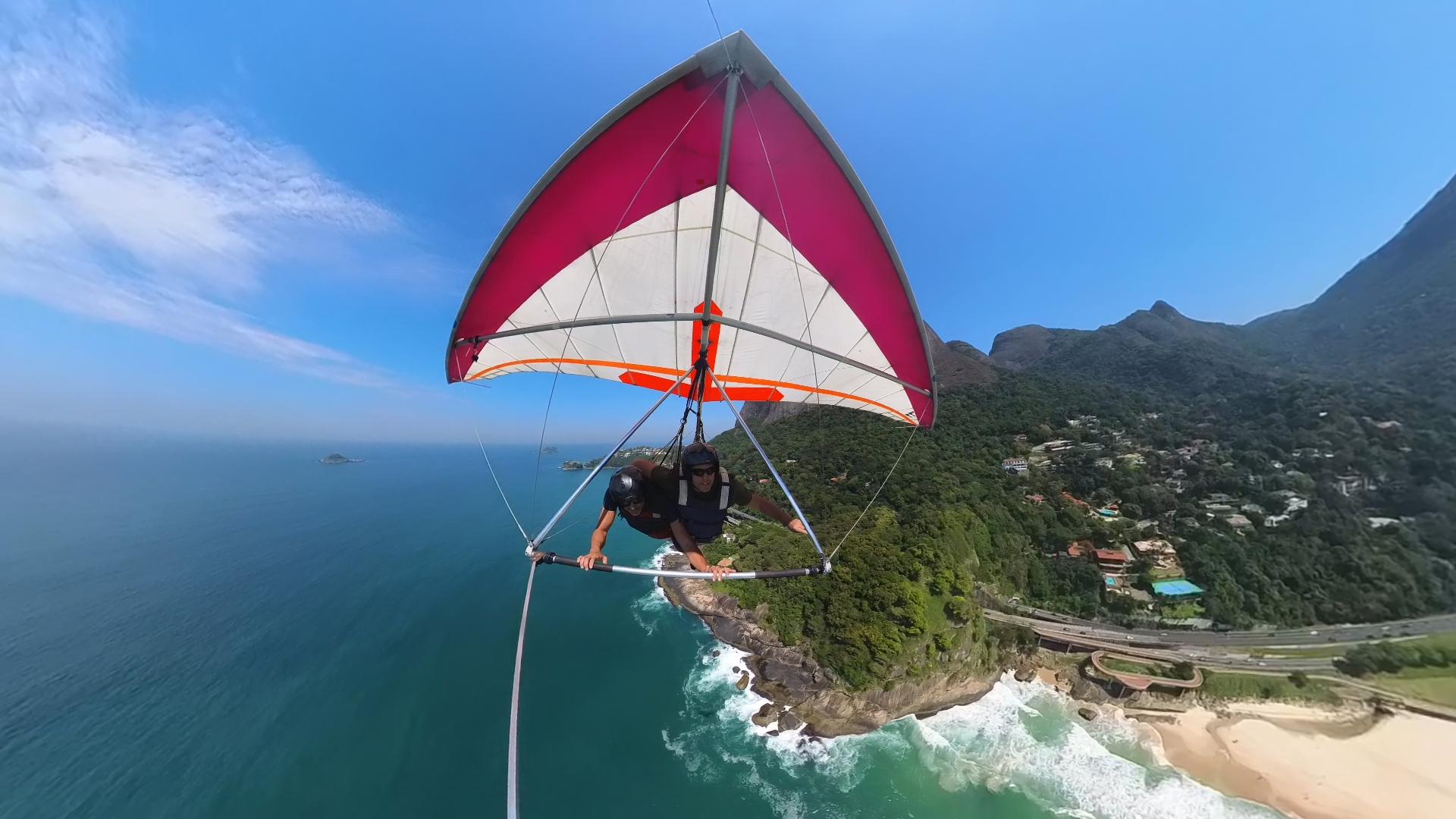 Rio de Janeiro Tandem Hang Gliding & Paragliding Flight
