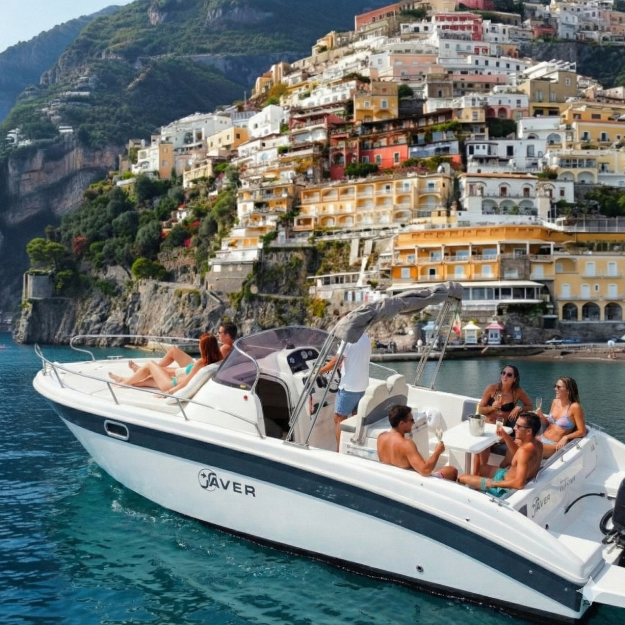 Private Amalfi Coast Boat Tour from Salerno with Swimming Stops