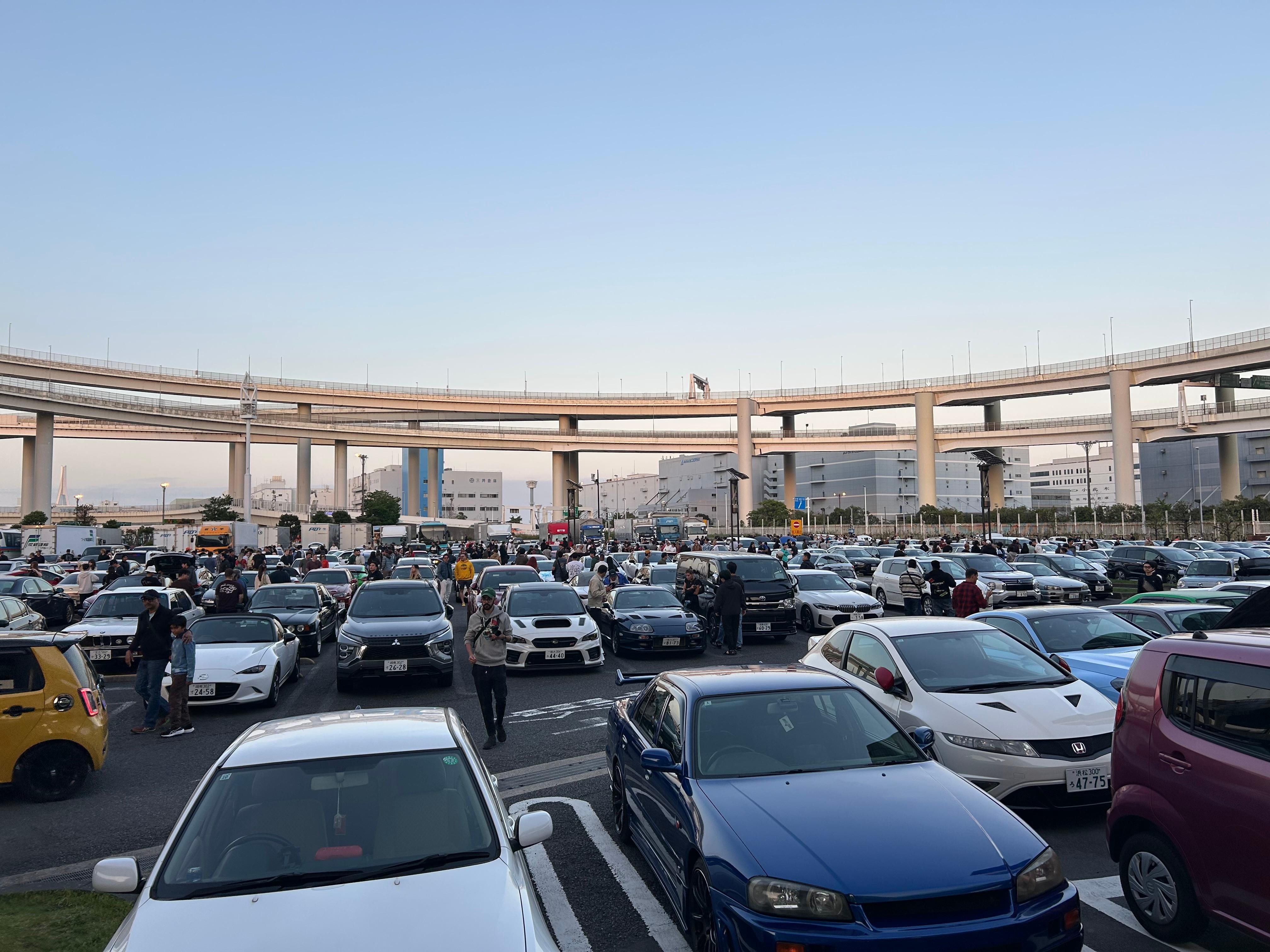Tokyo: Daikoku JDM Car Meet & Night Drive in a Sports Car