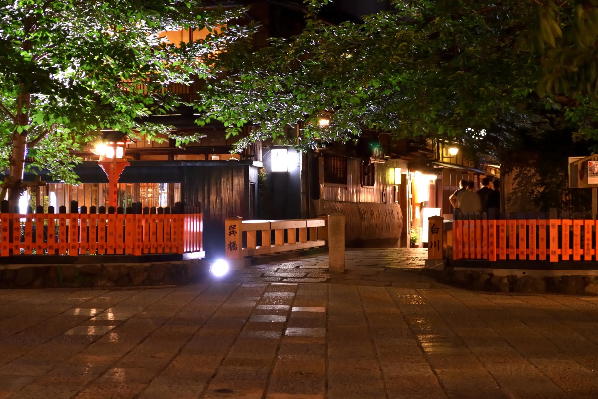 Gion Corner Kyoto - evening streets and teahouse district around the theatre — image 4