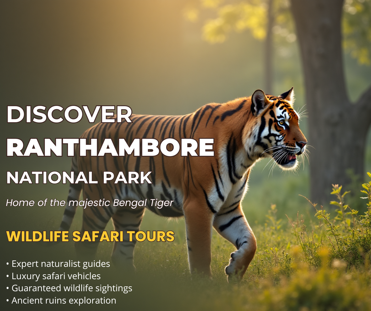 3-Day Ranthambore Tiger Safari Expedition from Delhi
