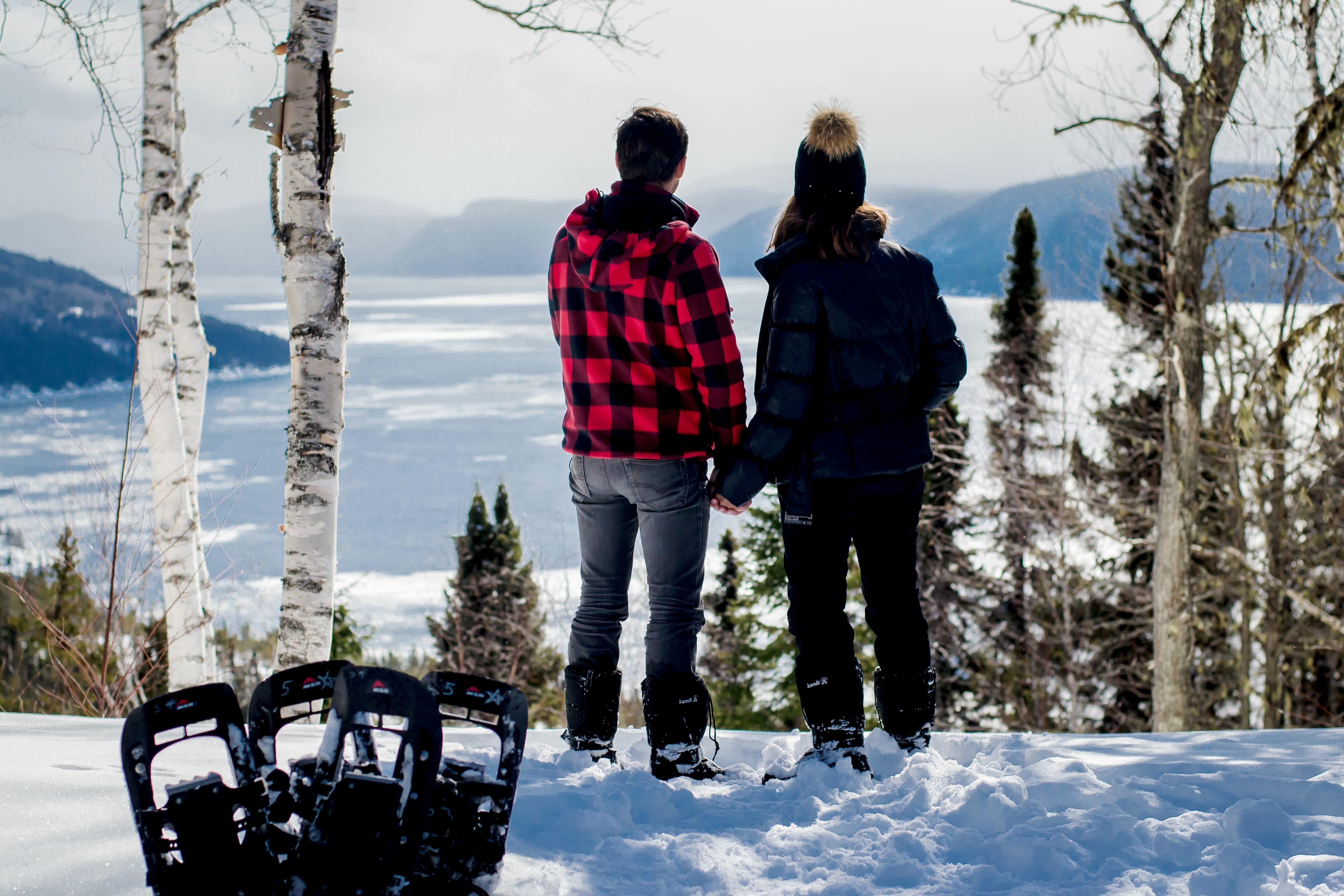 Snowshoe Adventure & Campfire Feast at Saguenay Fjord