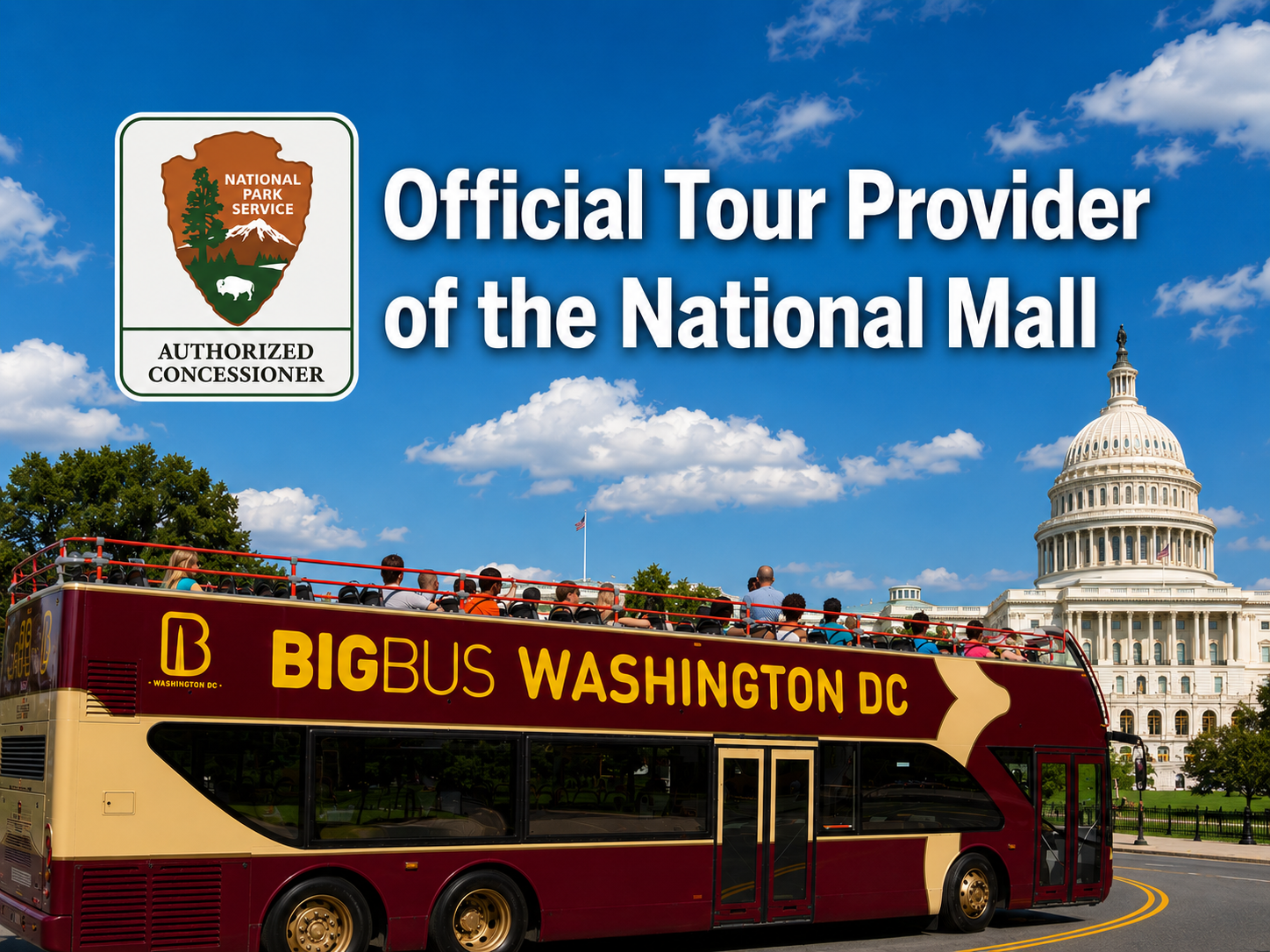 Washington DC Double-Decker Bus Tour with Arlington Audio Guide