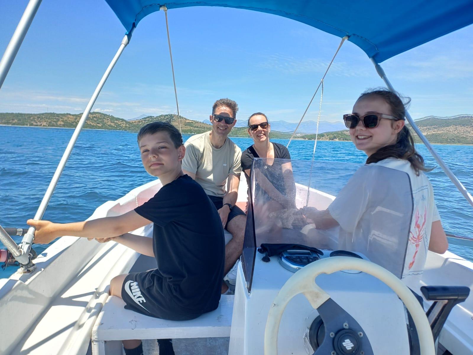 Private Ionian Sea Boat Adventure to Ali Pasha Castle & Tongo Island