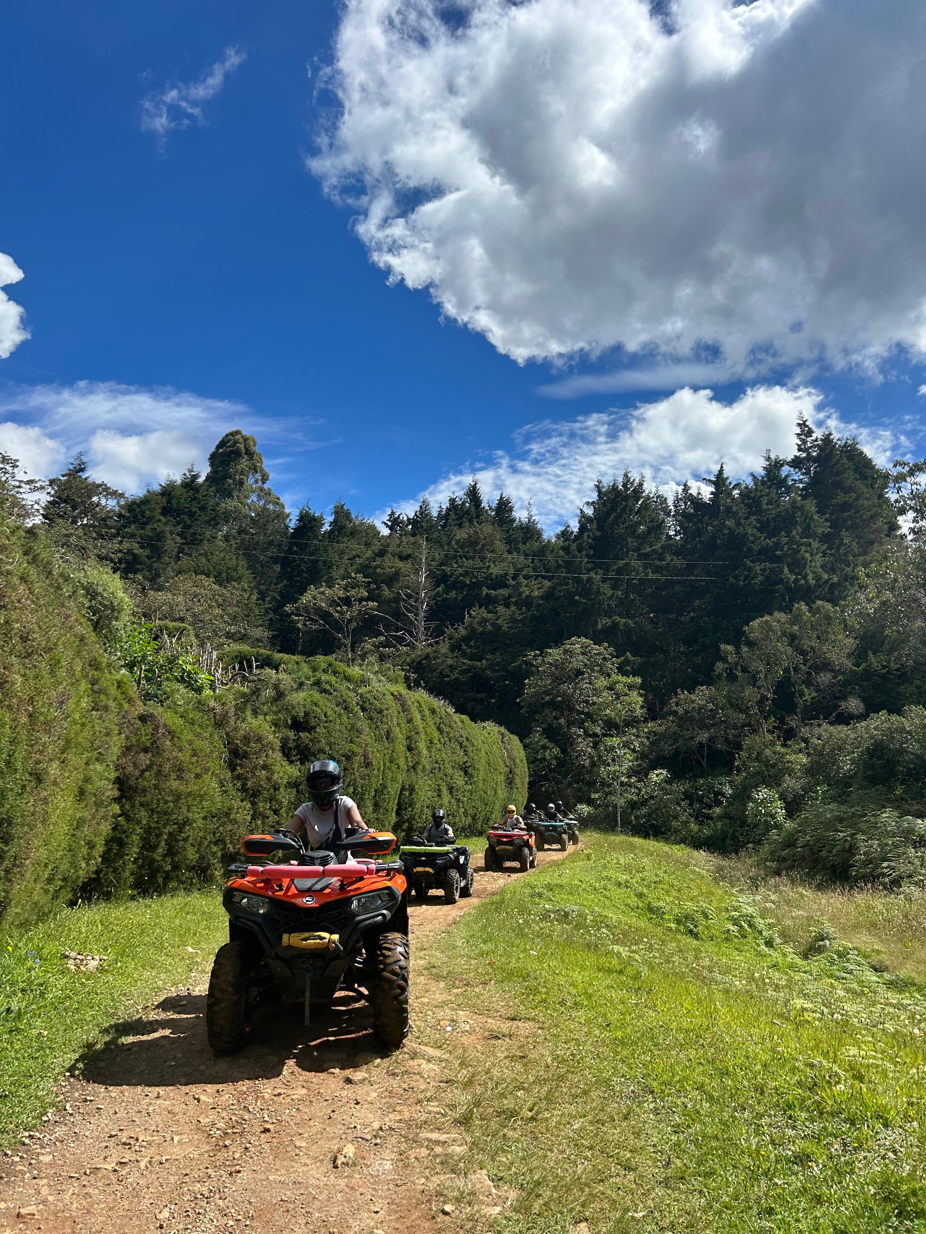 Medellín Mountain ATV Adventure with Waterfall & Lunch
