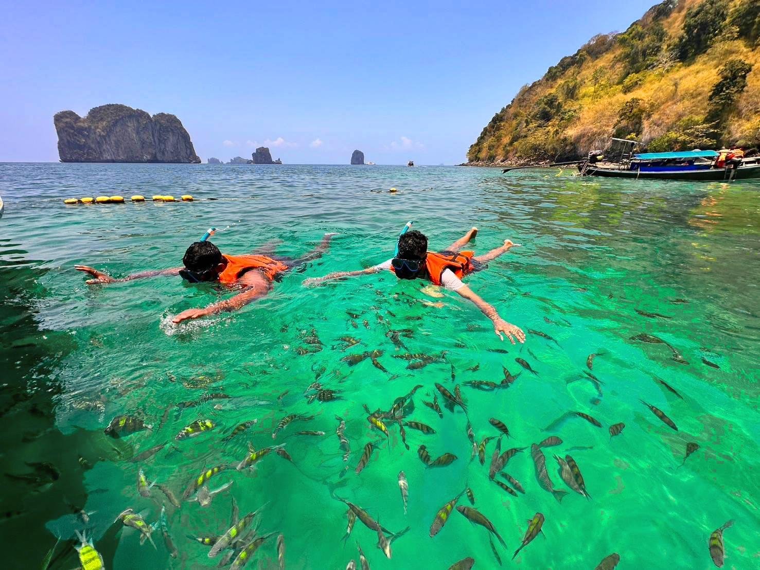 Krabi 4-Island Longtail Boat Day Trip with Lunch
