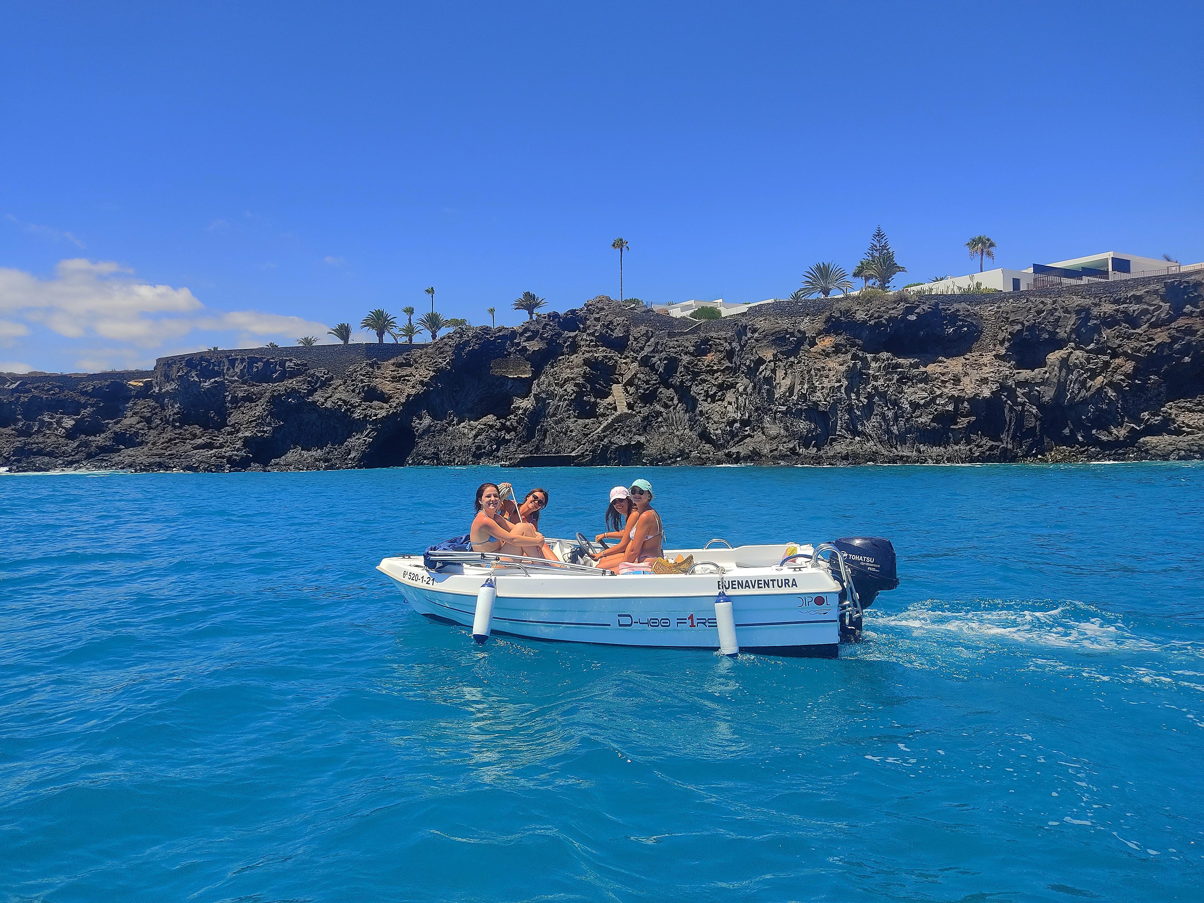 Self-Drive Boat Rental: Tenerife Coastline Adventure