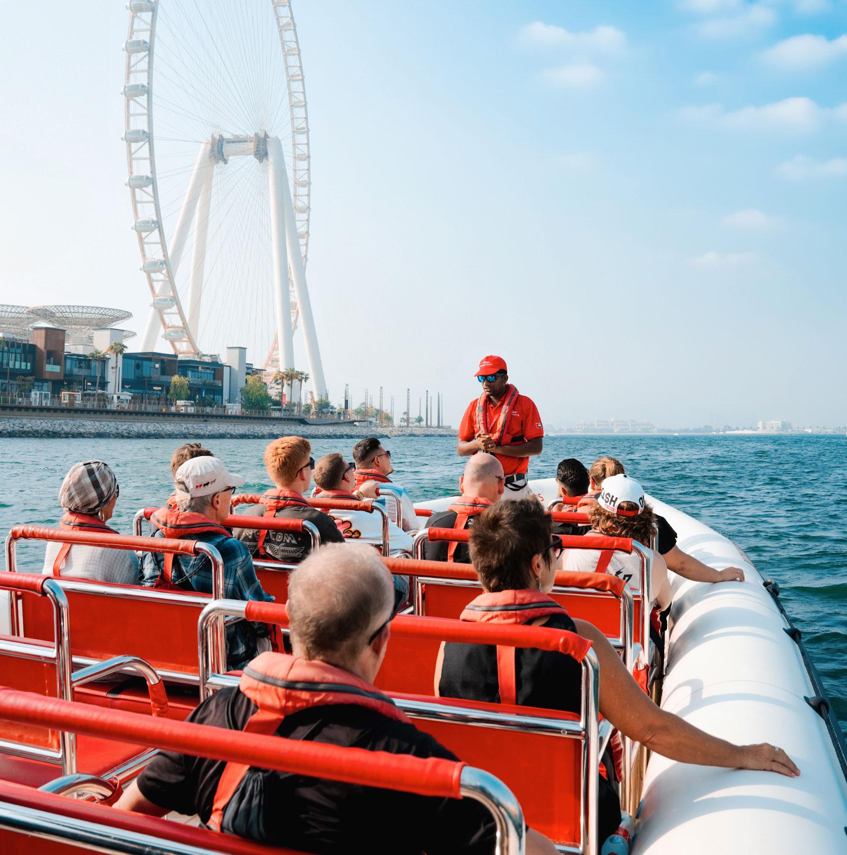 Dubai Speedboat Tour: Marina, Palm, Burj Al Arab & Atlantis