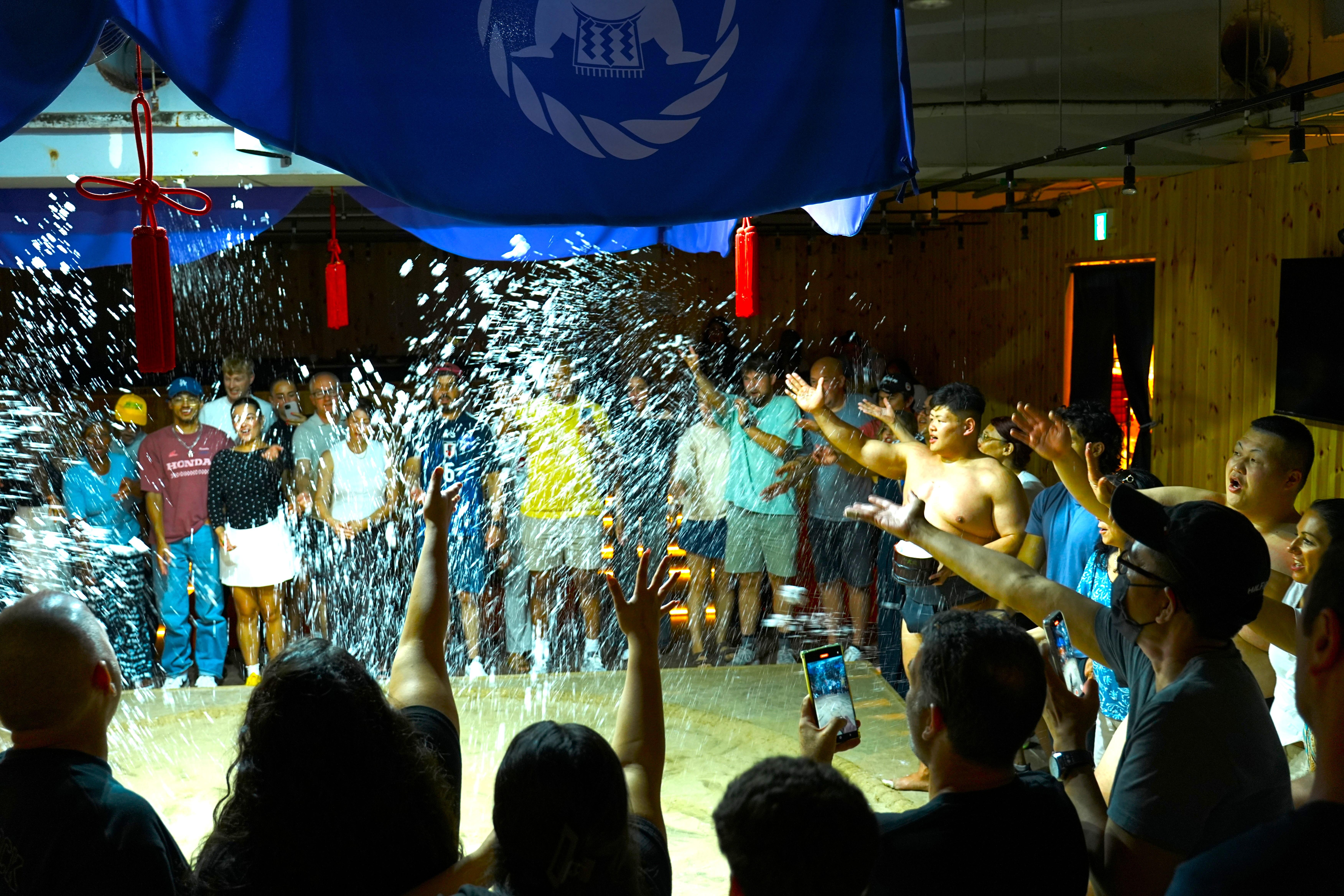 Asakusa Sumo Show with Chanko-nabe & Geisha Performance
