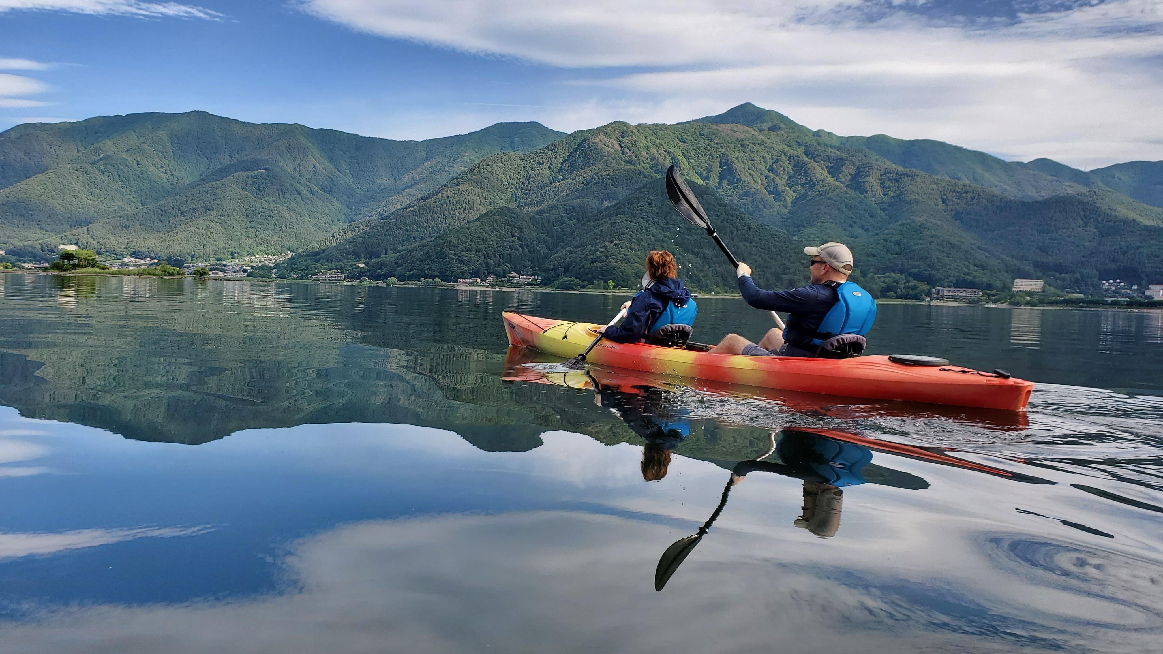 Early Morning Kayaking & Coffee on Lake Kawaguchiko