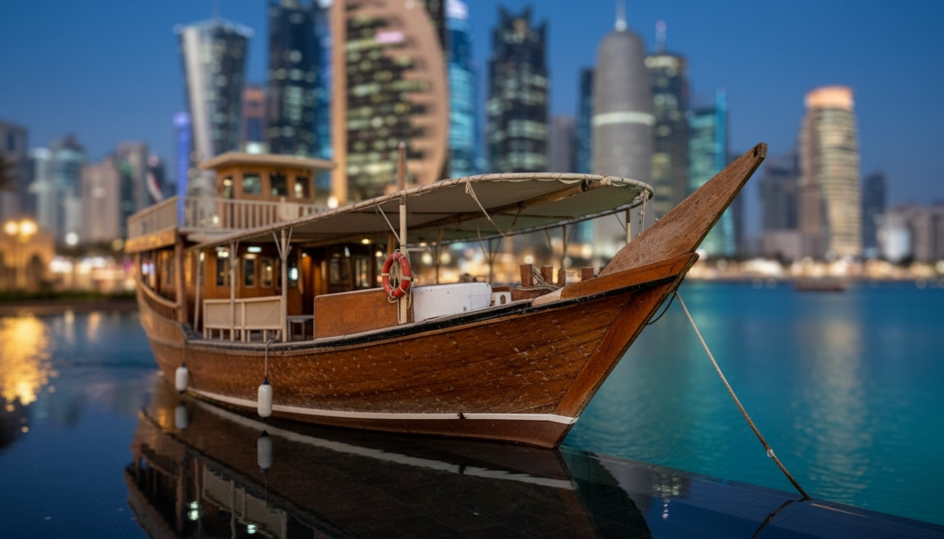 Doha Traditional Dhow Cruise with BBQ Buffet