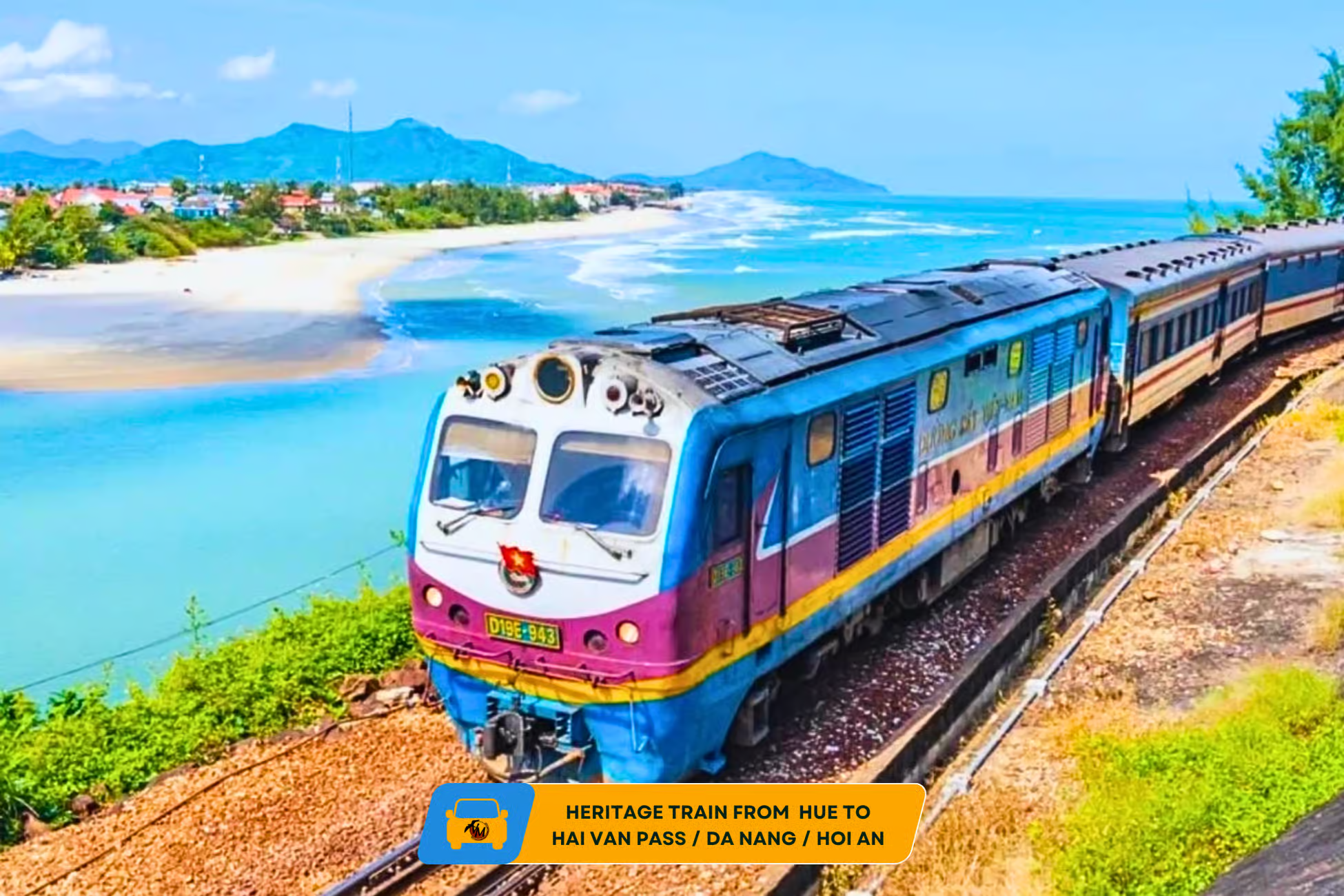 Hai Van Pass Train & Customizable Da Nang Day Tour from Hue