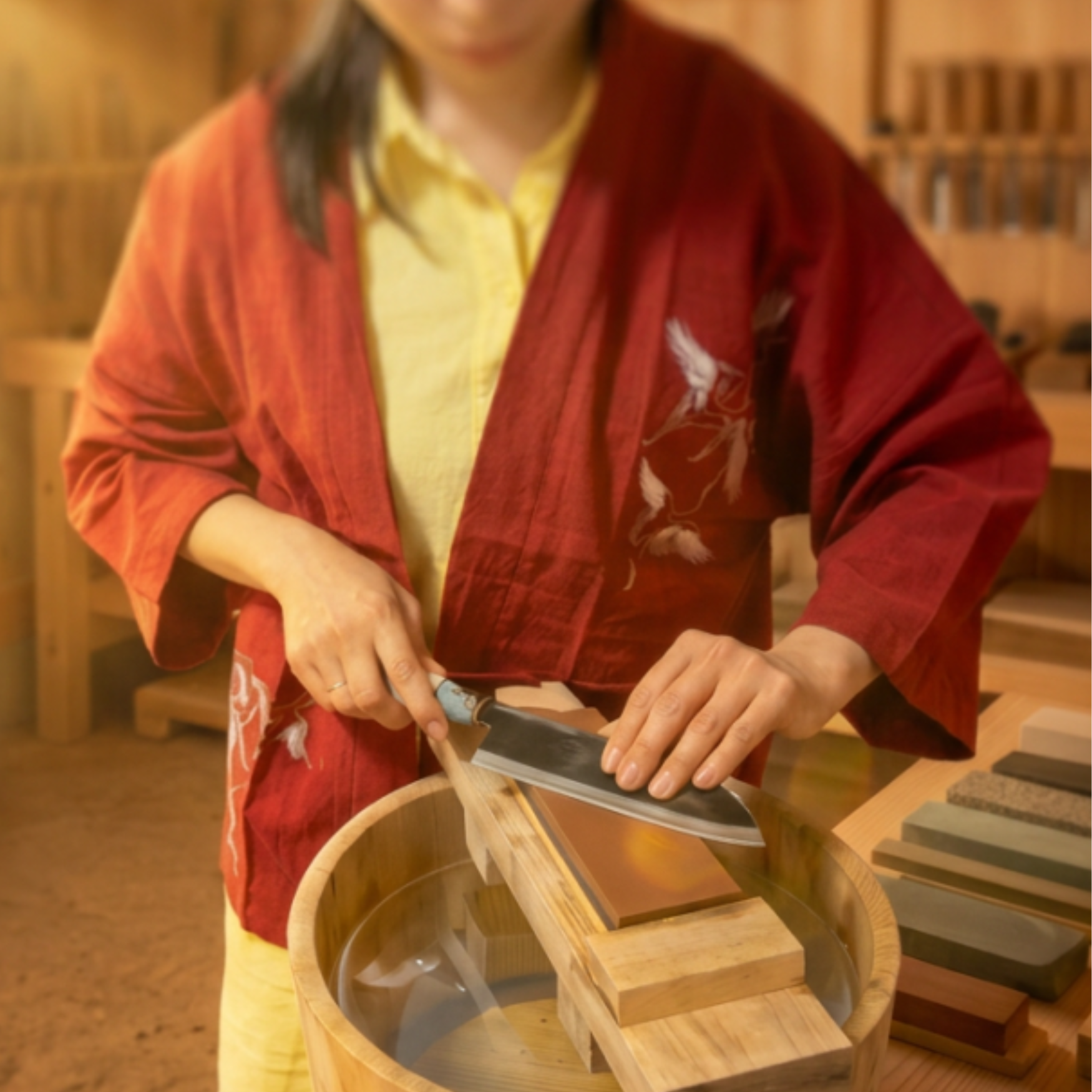Narita: Sharpen Your Own Japanese Knife and Take It Home