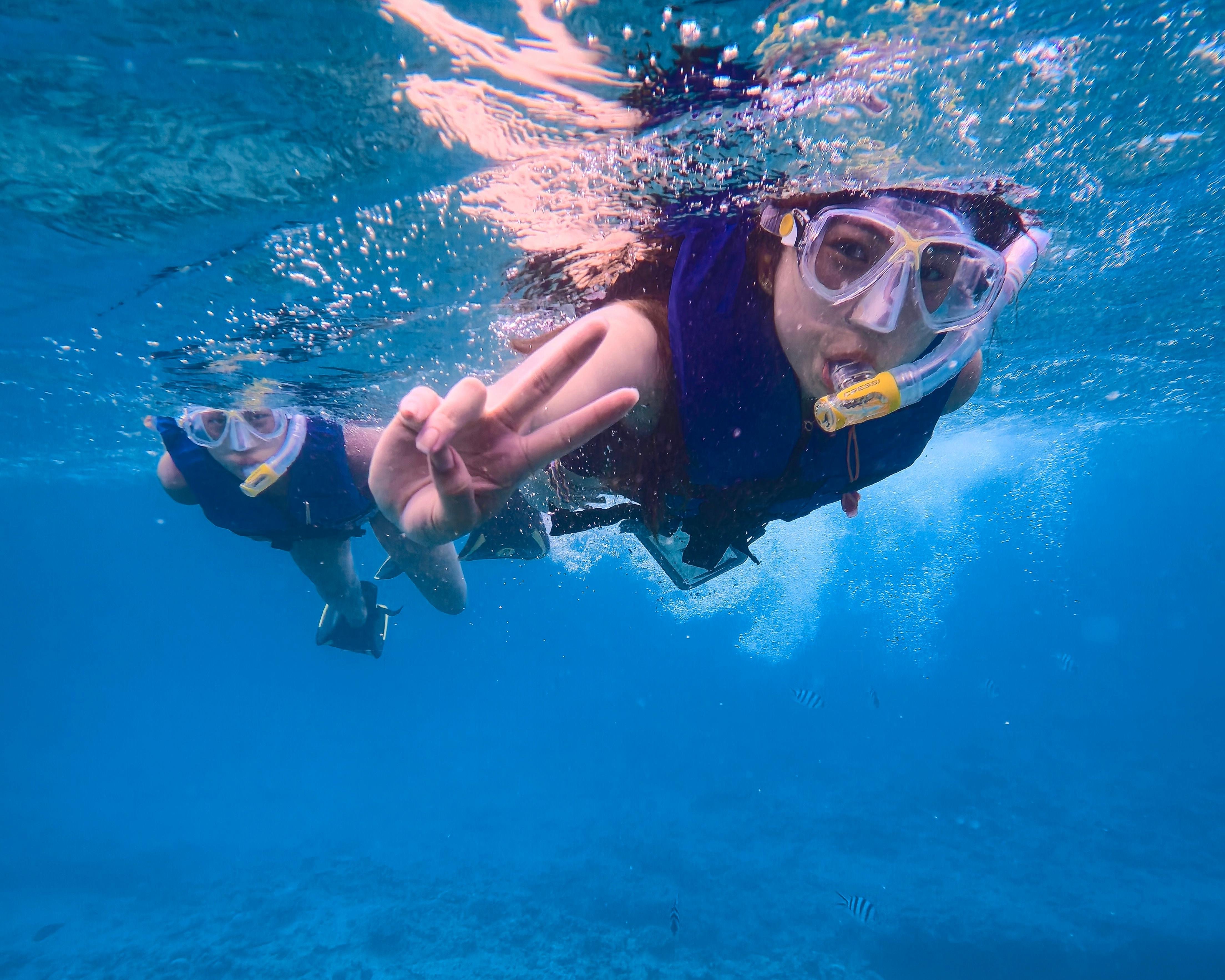 Blue Cave Okinawa snorkelling at Cape Maeda, Onna Village — image 24