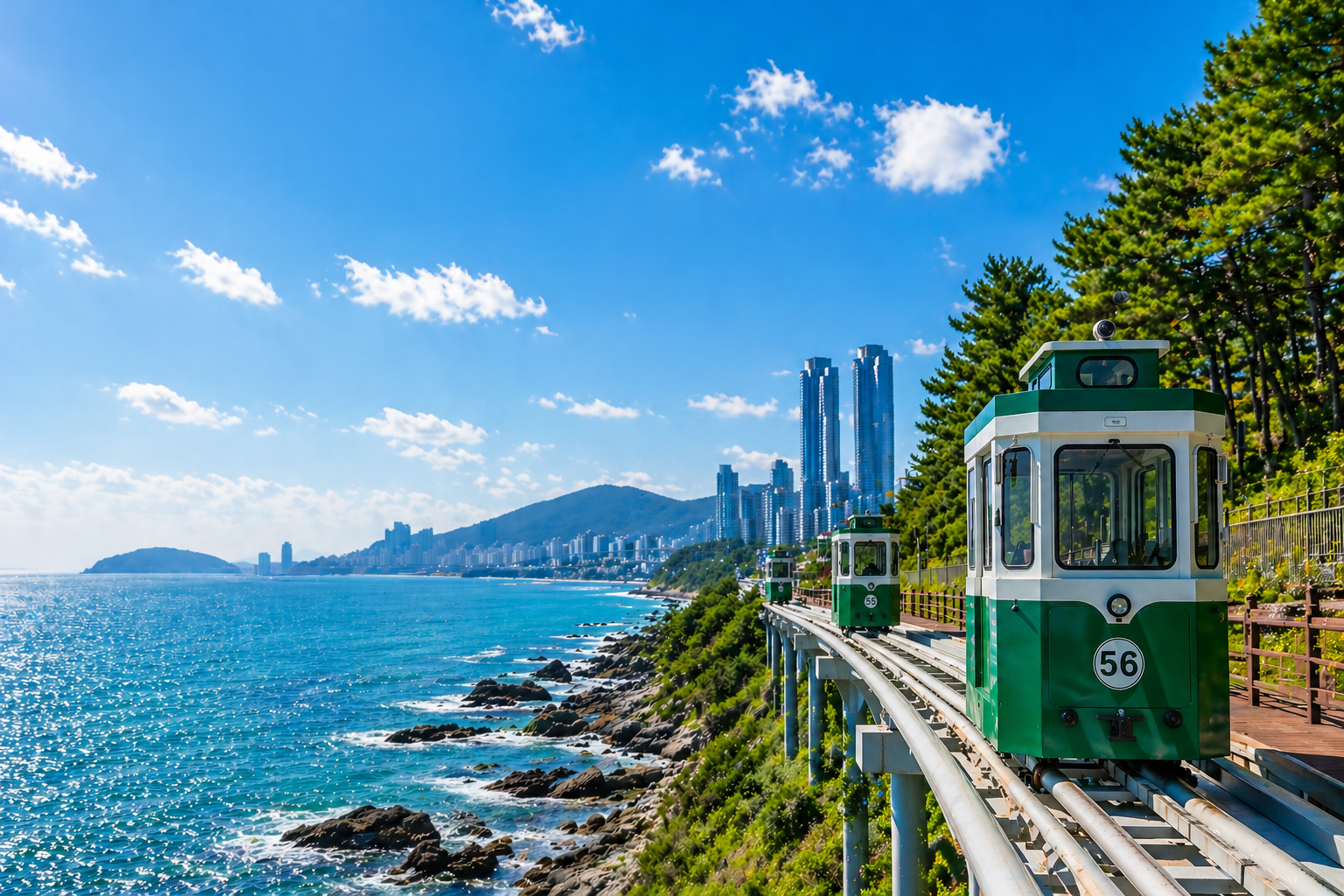 Busan Coastal Highlights: Gamcheon Village & Sky Capsule Full-Day Tour