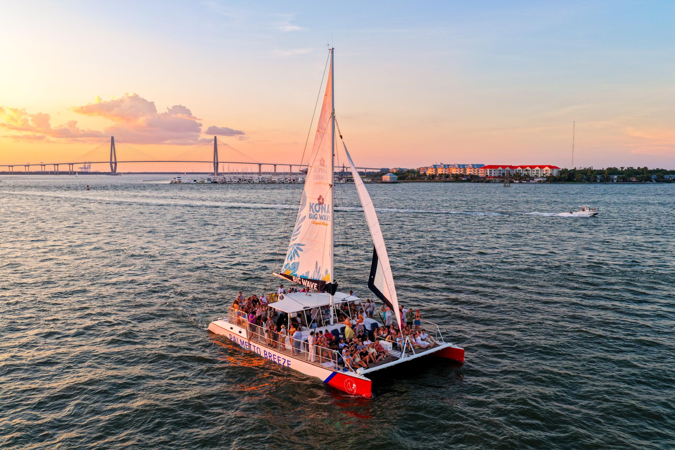 Charleston Harbor Sunset Cruise — Live Music & Onboard Bar