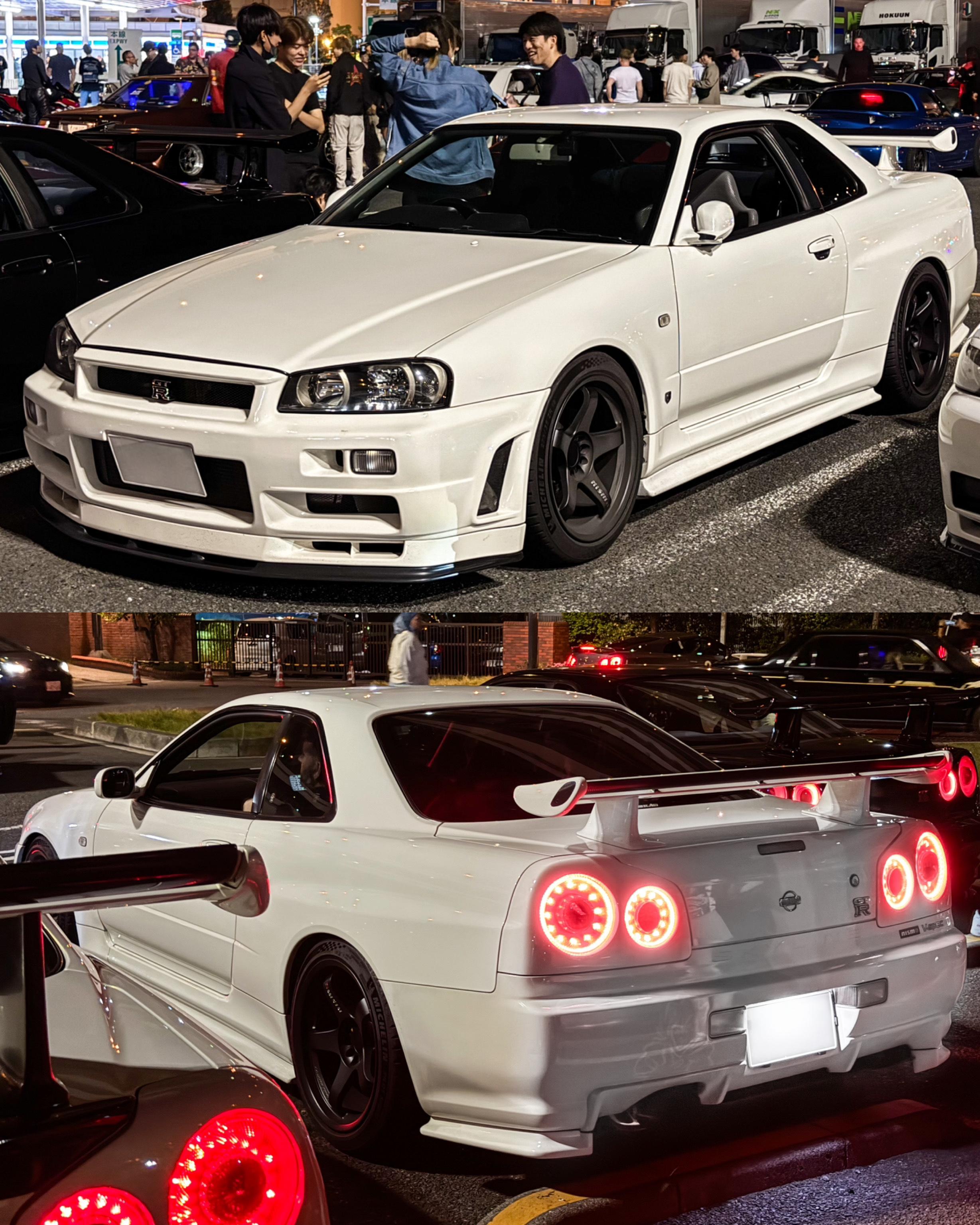 【450hp-700hp R34 GT-R】Daikoku PA, Tokyo: Private Tour