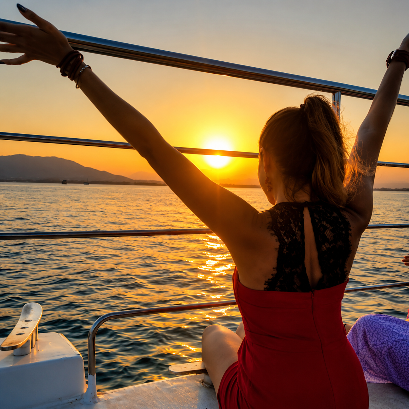 Sunset Sailing on the Mediterranean