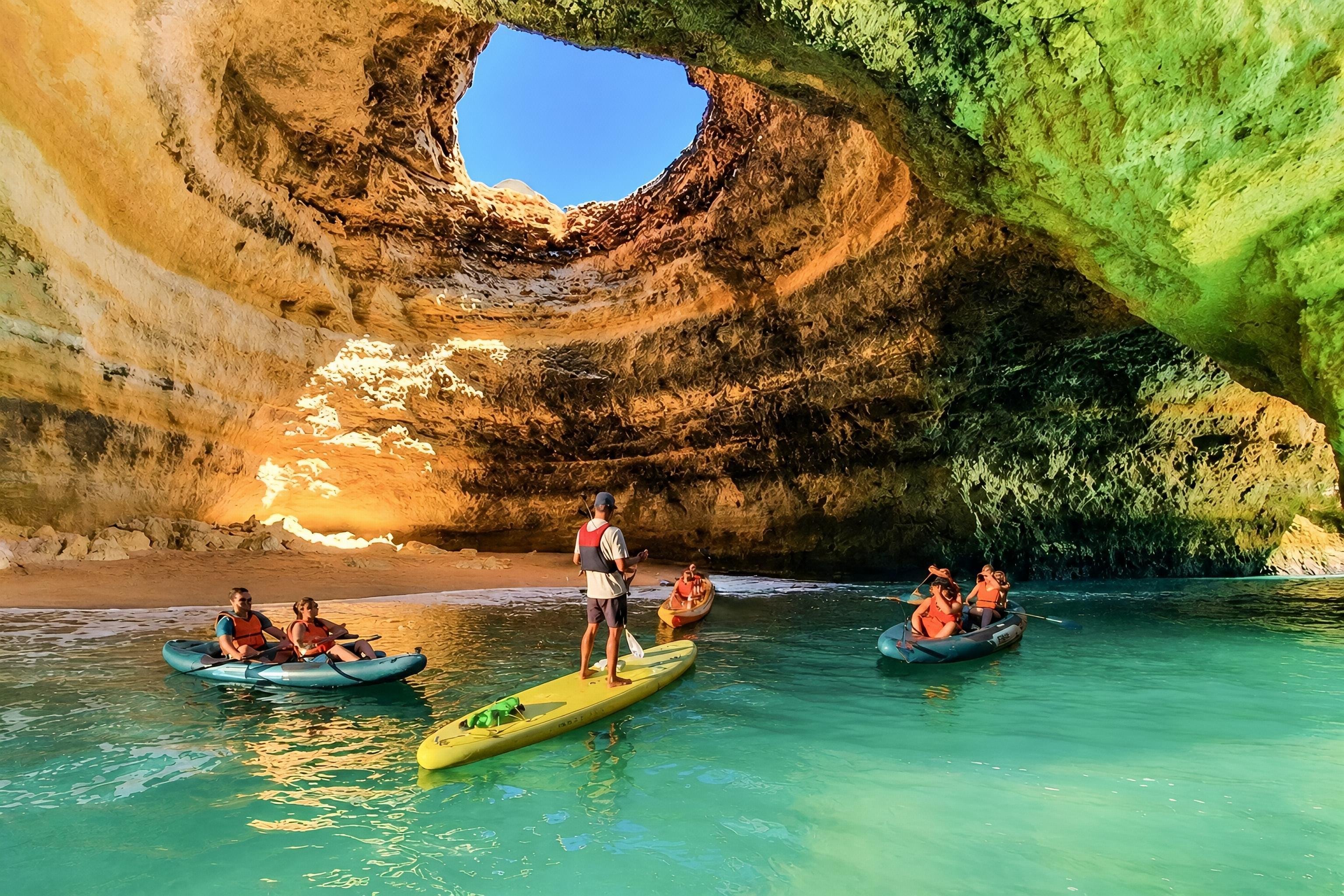 Benagil Caves Kayak Adventure: Sea Caves & Marinha Beach
