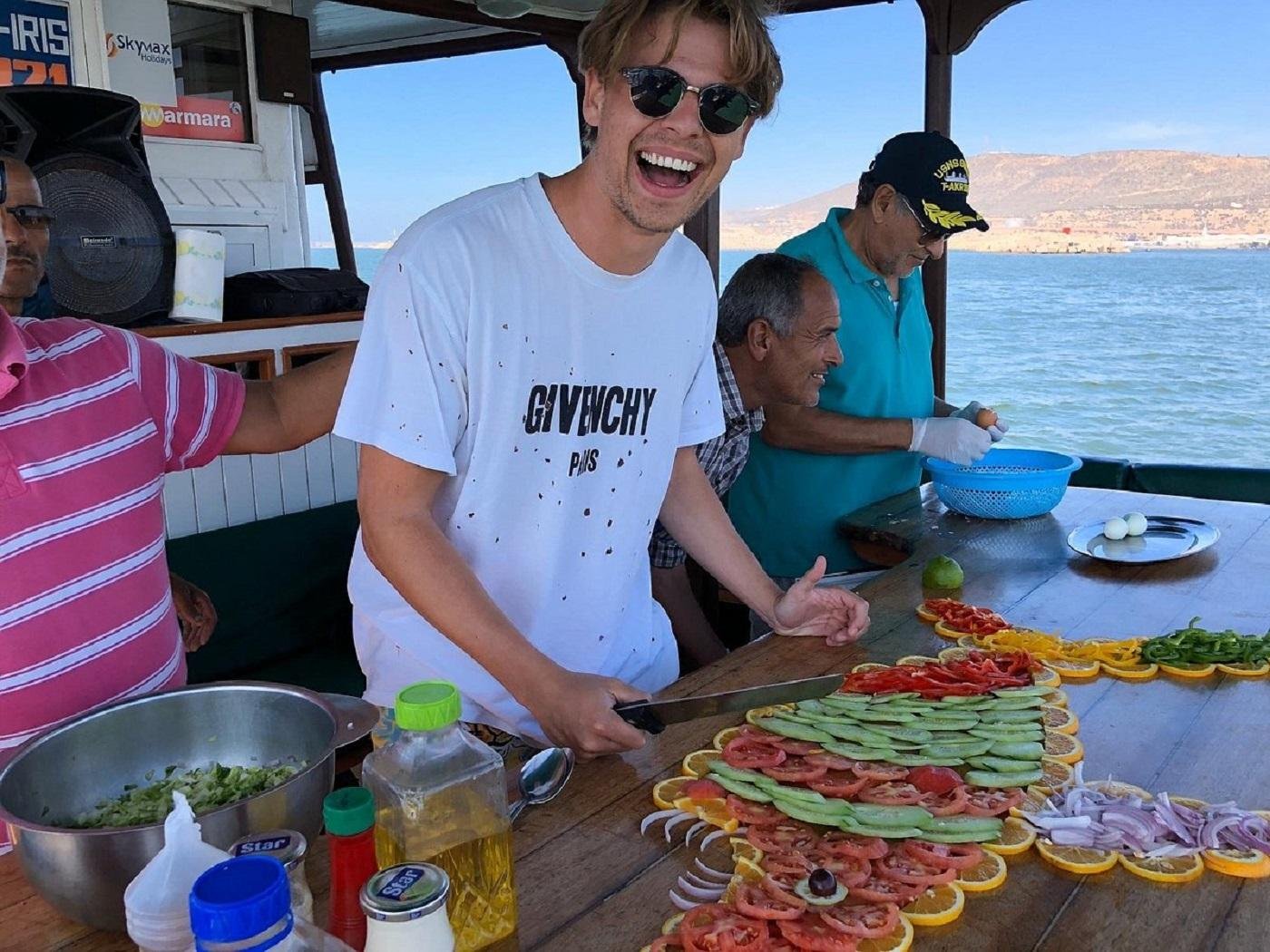 Agadir Coastal Boat Cruise with Fishing and BBQ Lunch