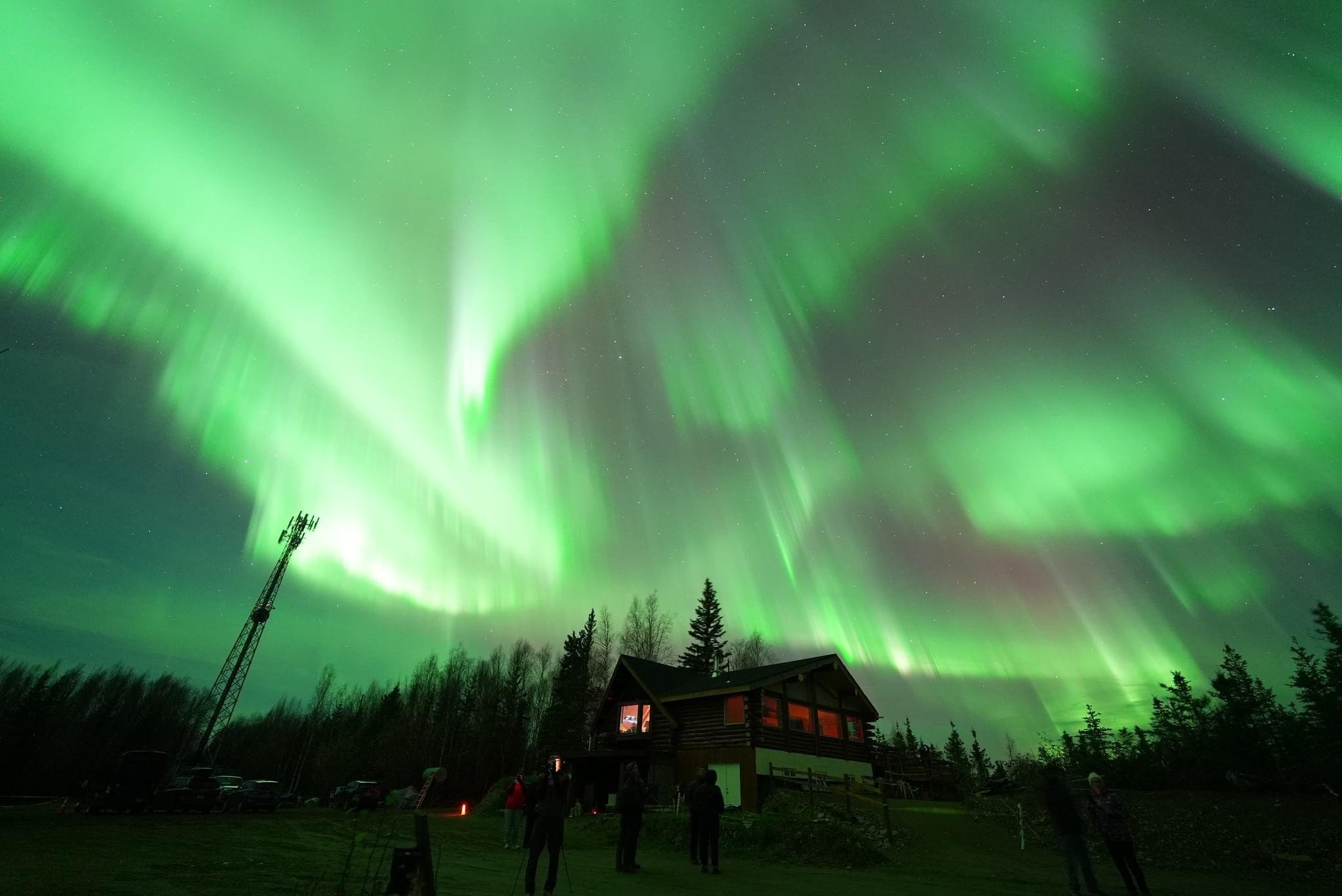 Fairbanks: Aurora Husky Lodge Aurora Viewing Tour