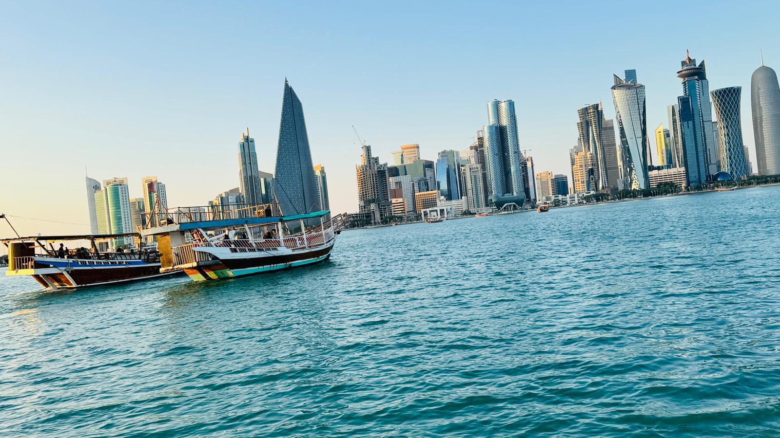 Doha Private Night Tour with Traditional Dhow Cruise